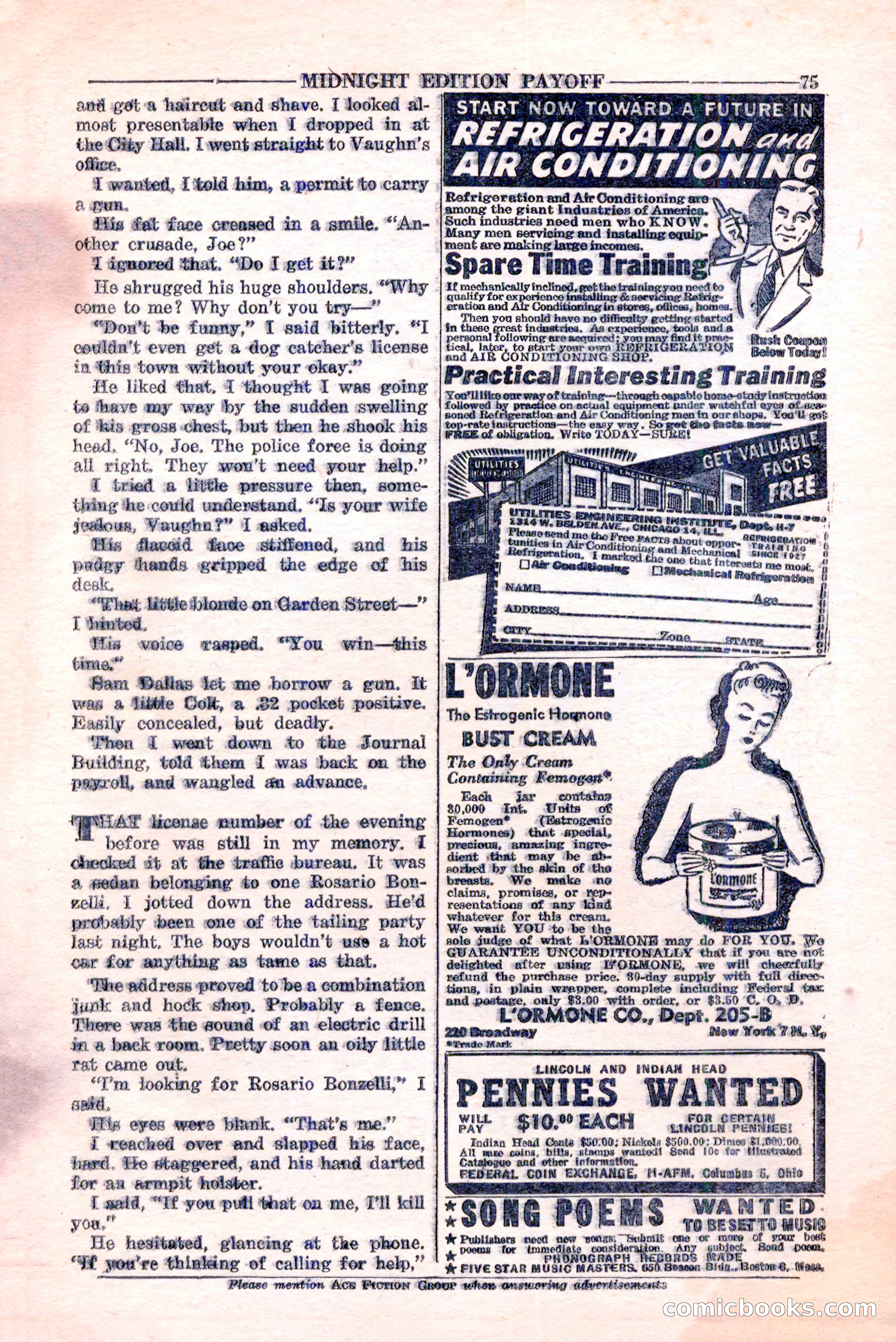 10-Story Detective, February 1946 — page 77 of 84