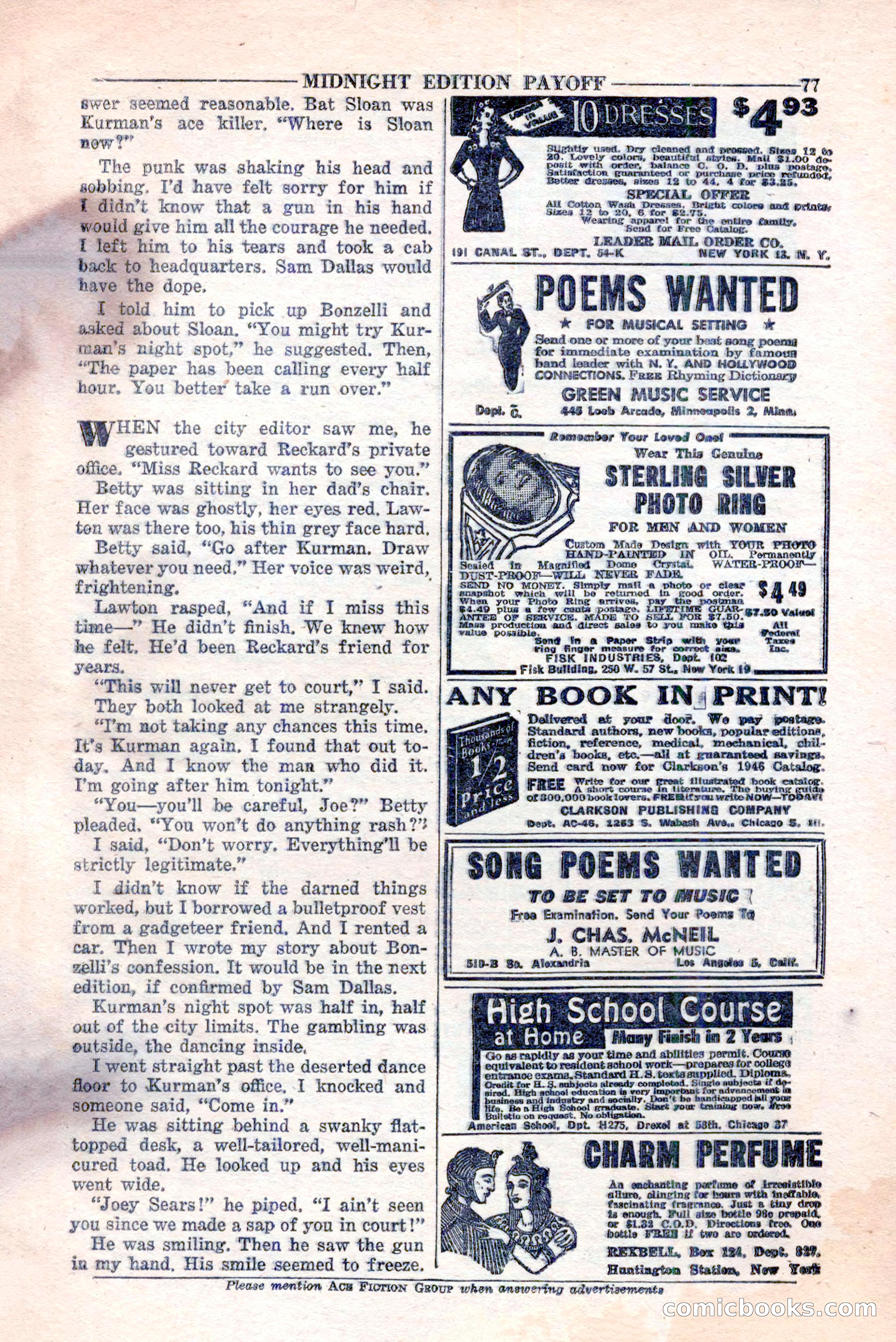 10-Story Detective, February 1946 — page 79 of 84