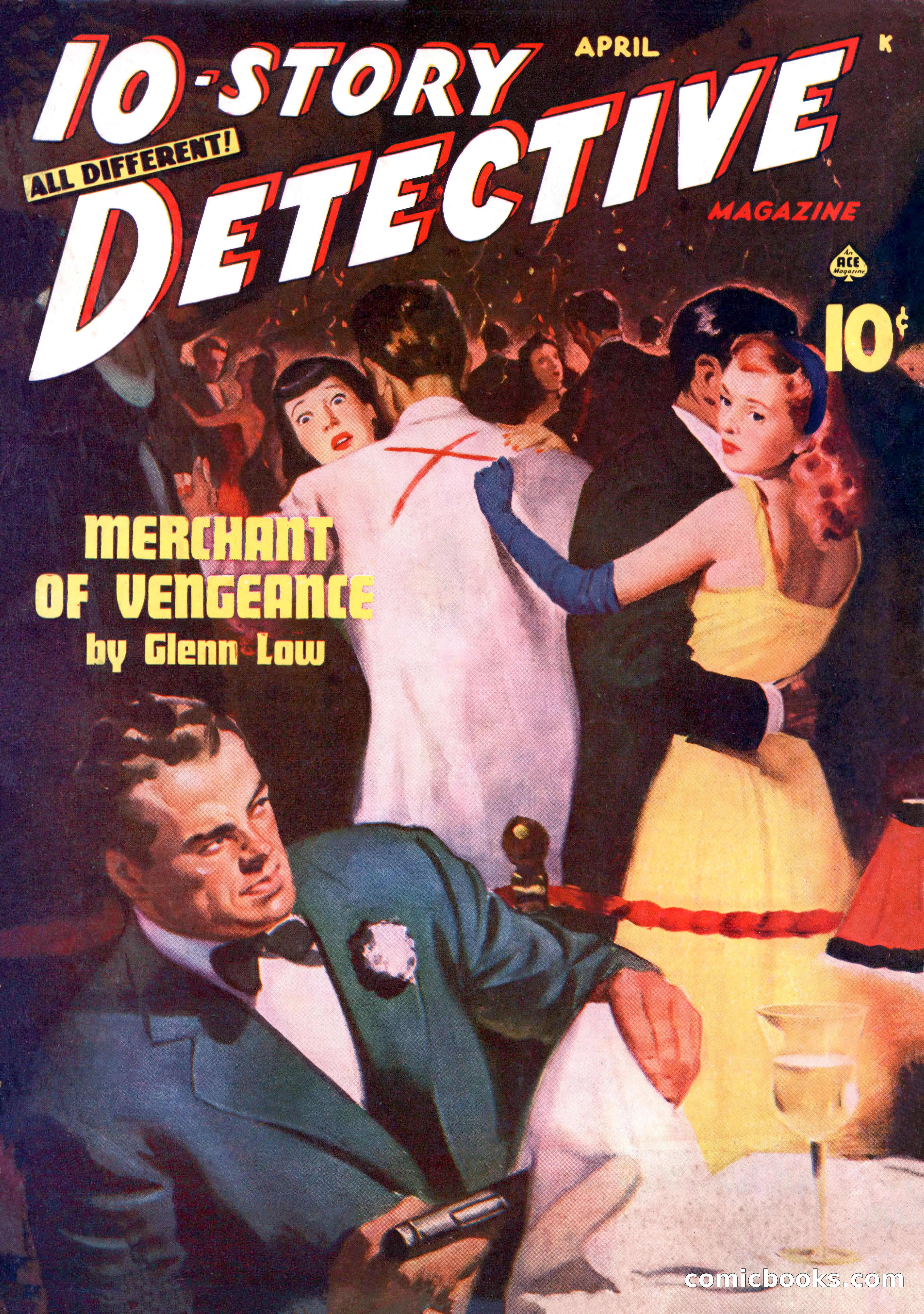 10-Story Detective Magazine, April 1946 — page 1 of 84
