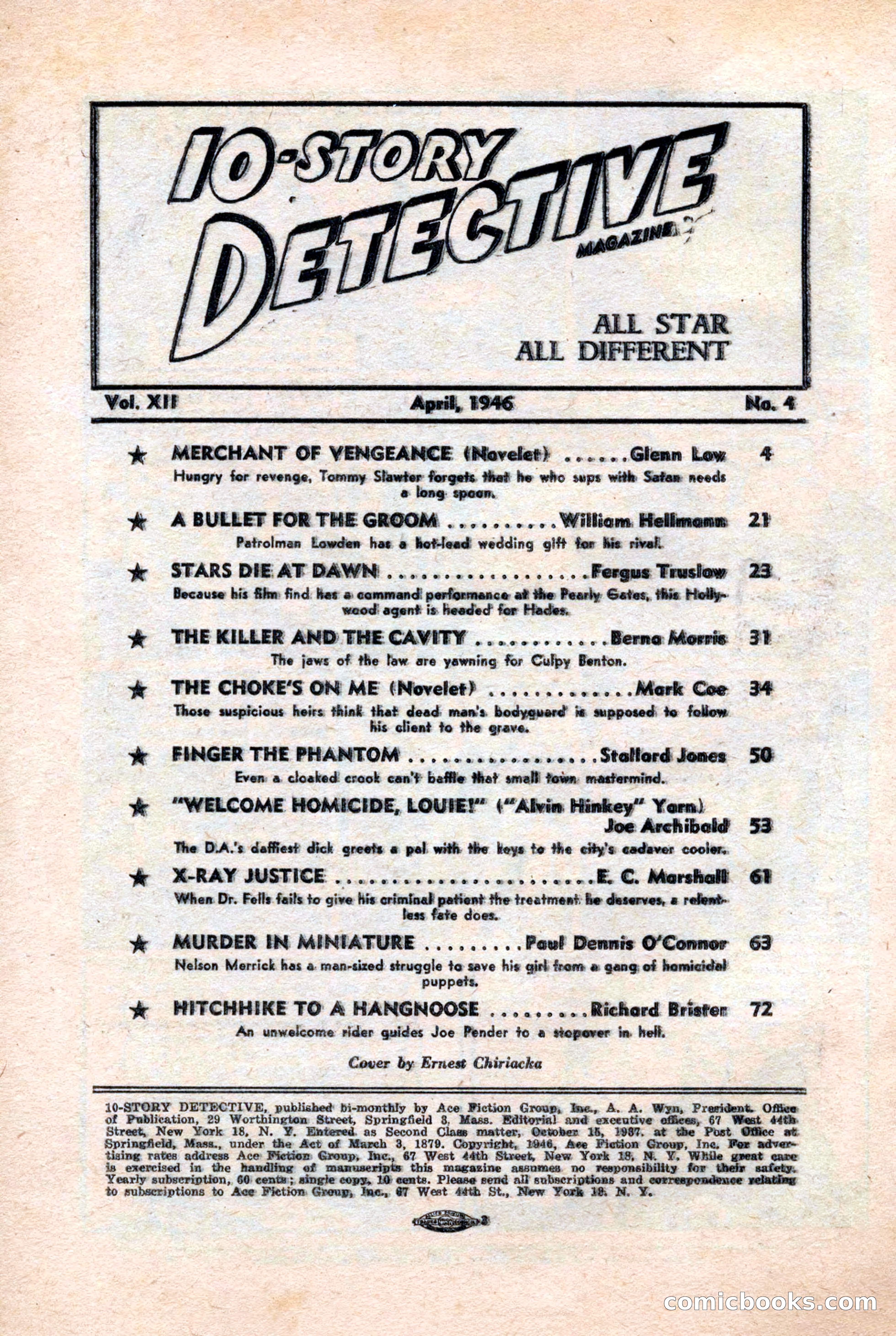 10-Story Detective Magazine, April 1946 — page 4 of 84