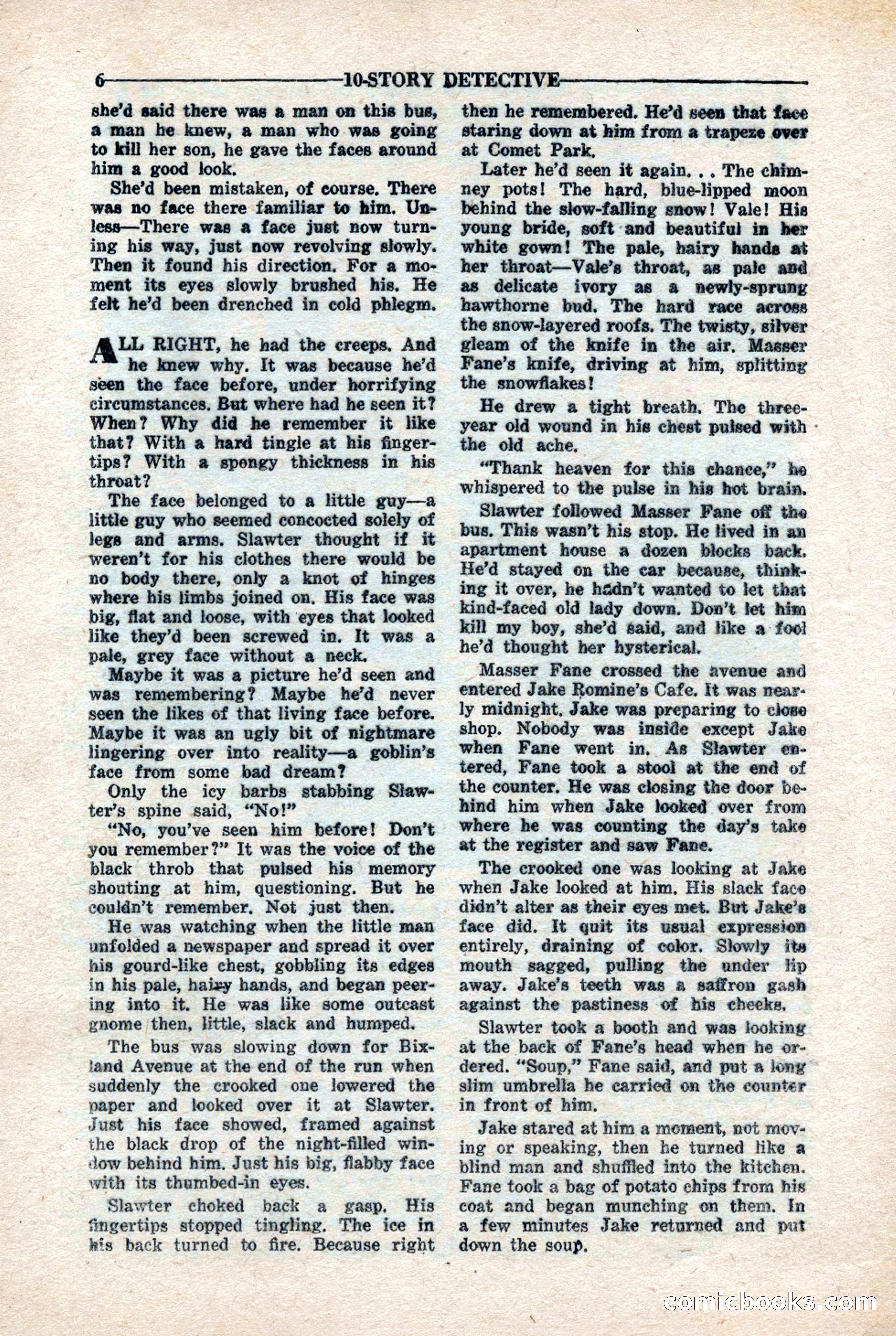 10-Story Detective Magazine, April 1946 — page 8 of 84