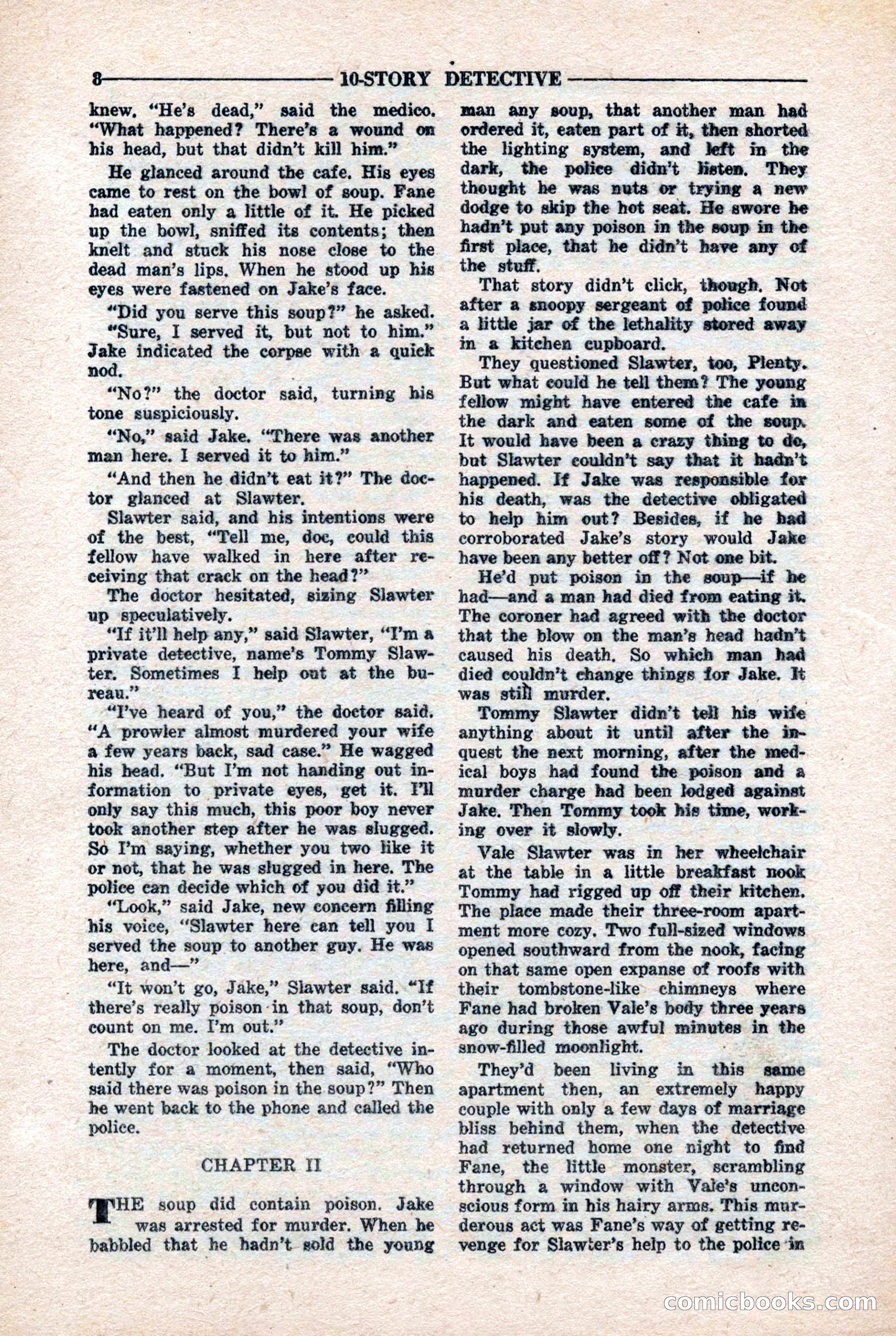 10-Story Detective Magazine, April 1946 — page 10 of 84