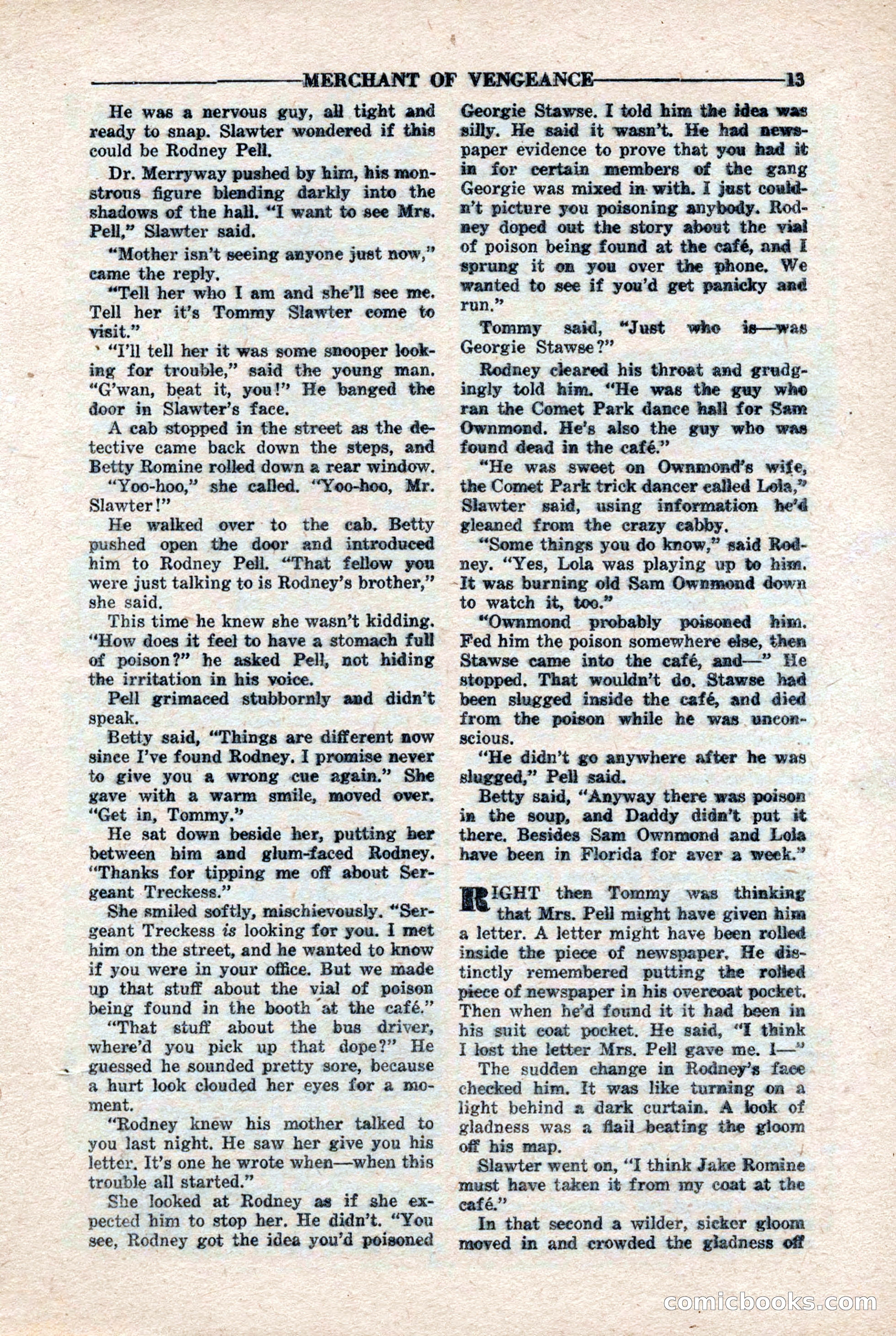10-Story Detective Magazine, April 1946 — page 15 of 84