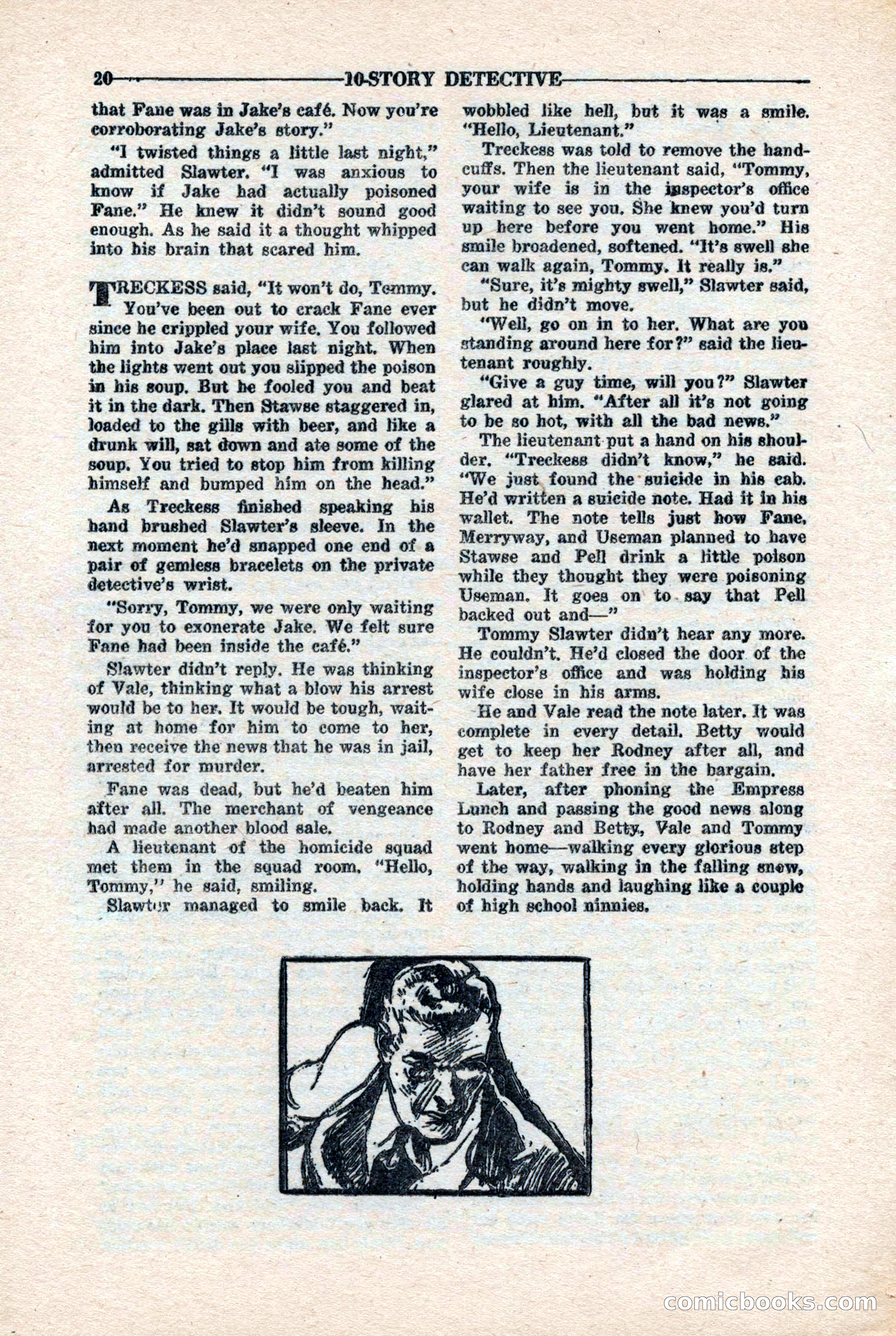 10-Story Detective Magazine, April 1946 — page 22 of 84