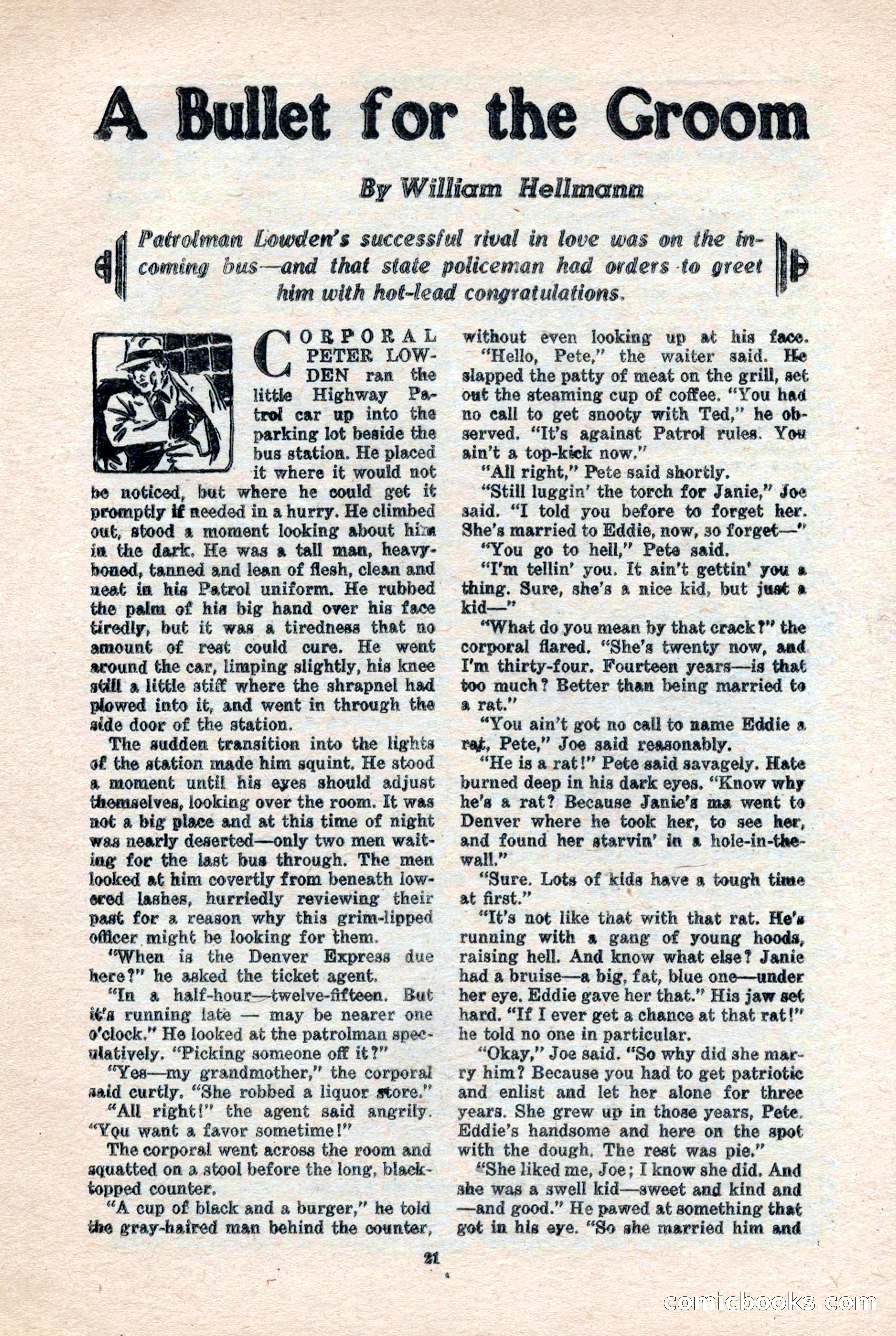10-Story Detective Magazine, April 1946 — page 23 of 84