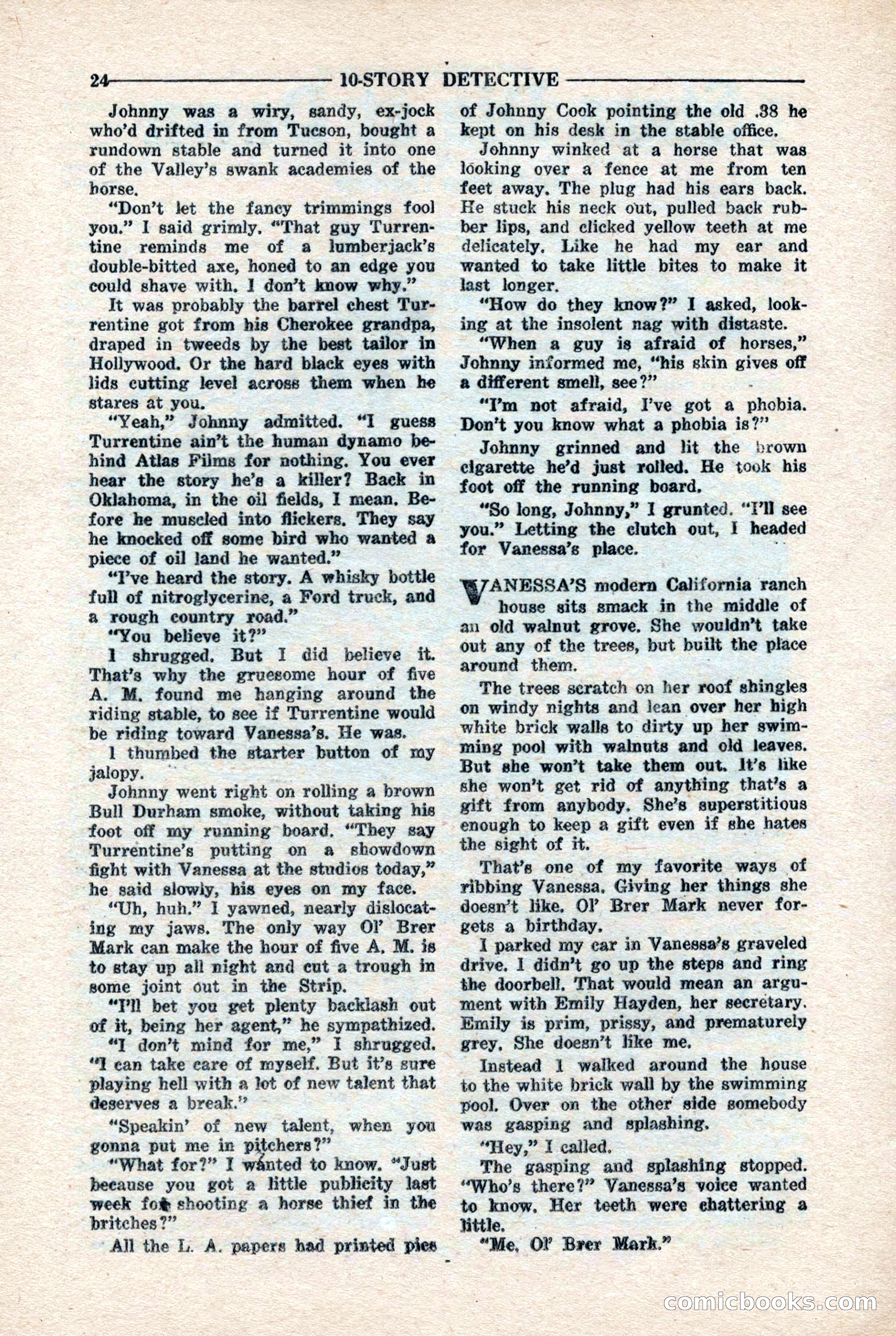10-Story Detective Magazine, April 1946 — page 26 of 84