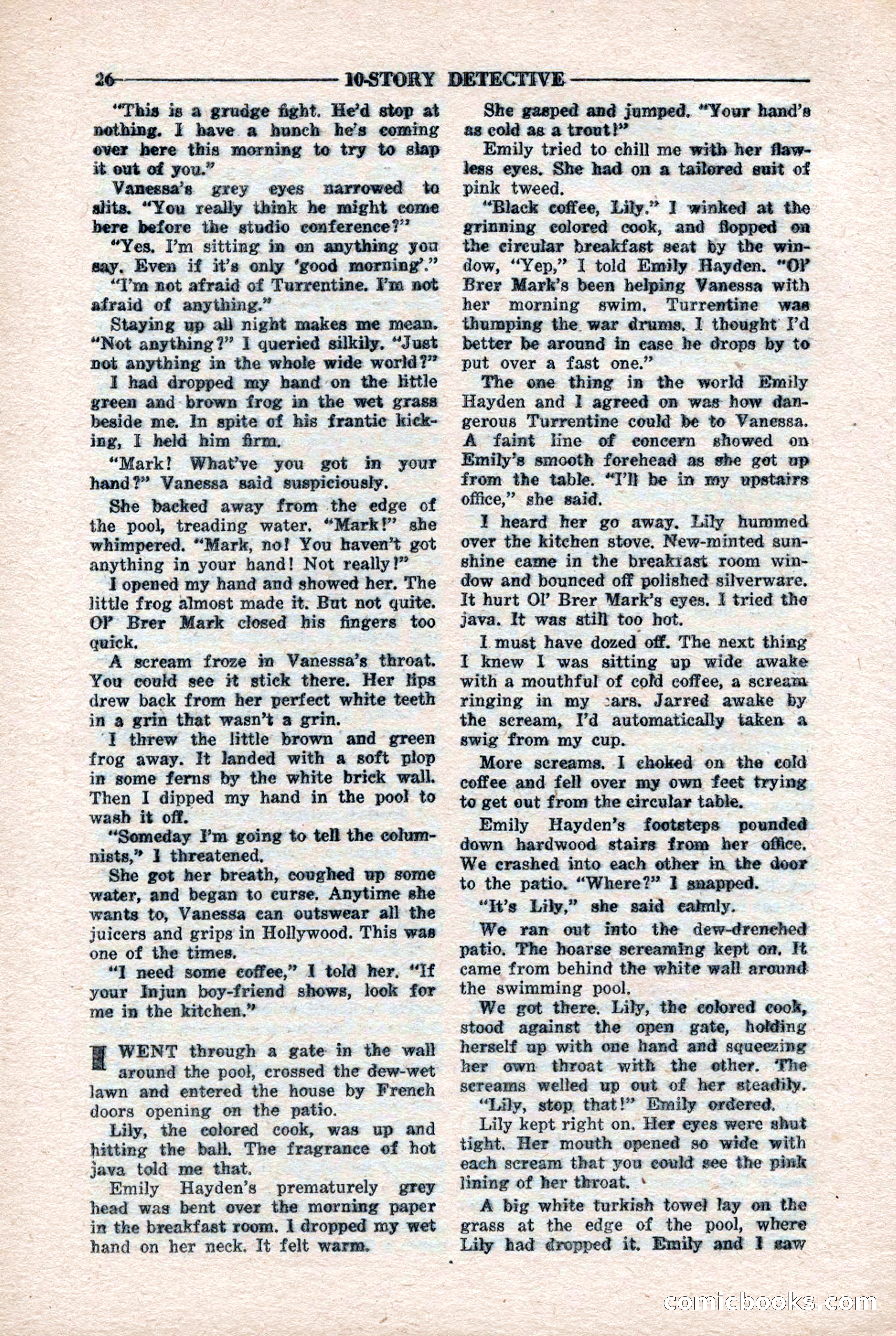 10-Story Detective Magazine, April 1946 — page 28 of 84