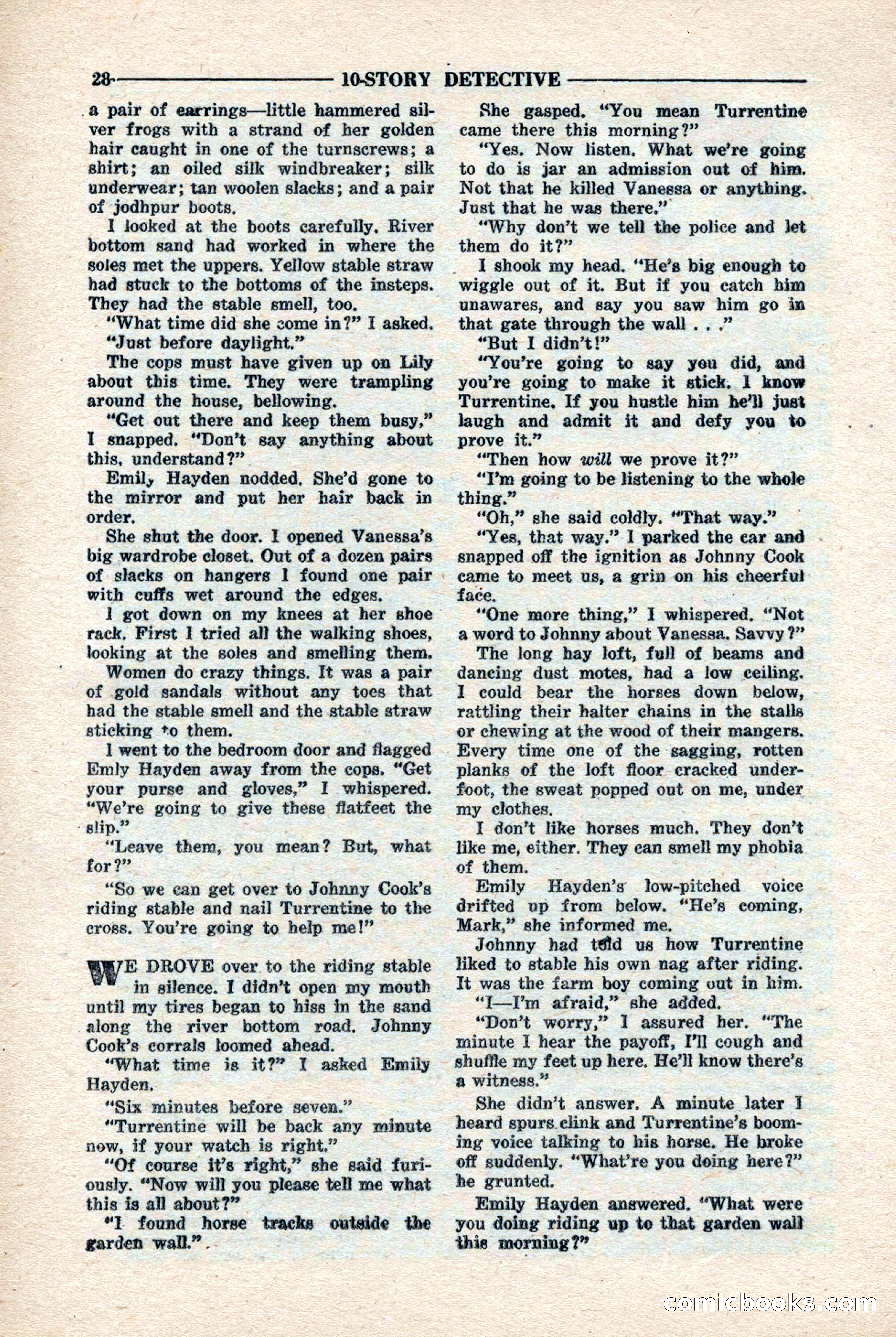 10-Story Detective Magazine, April 1946 — page 30 of 84