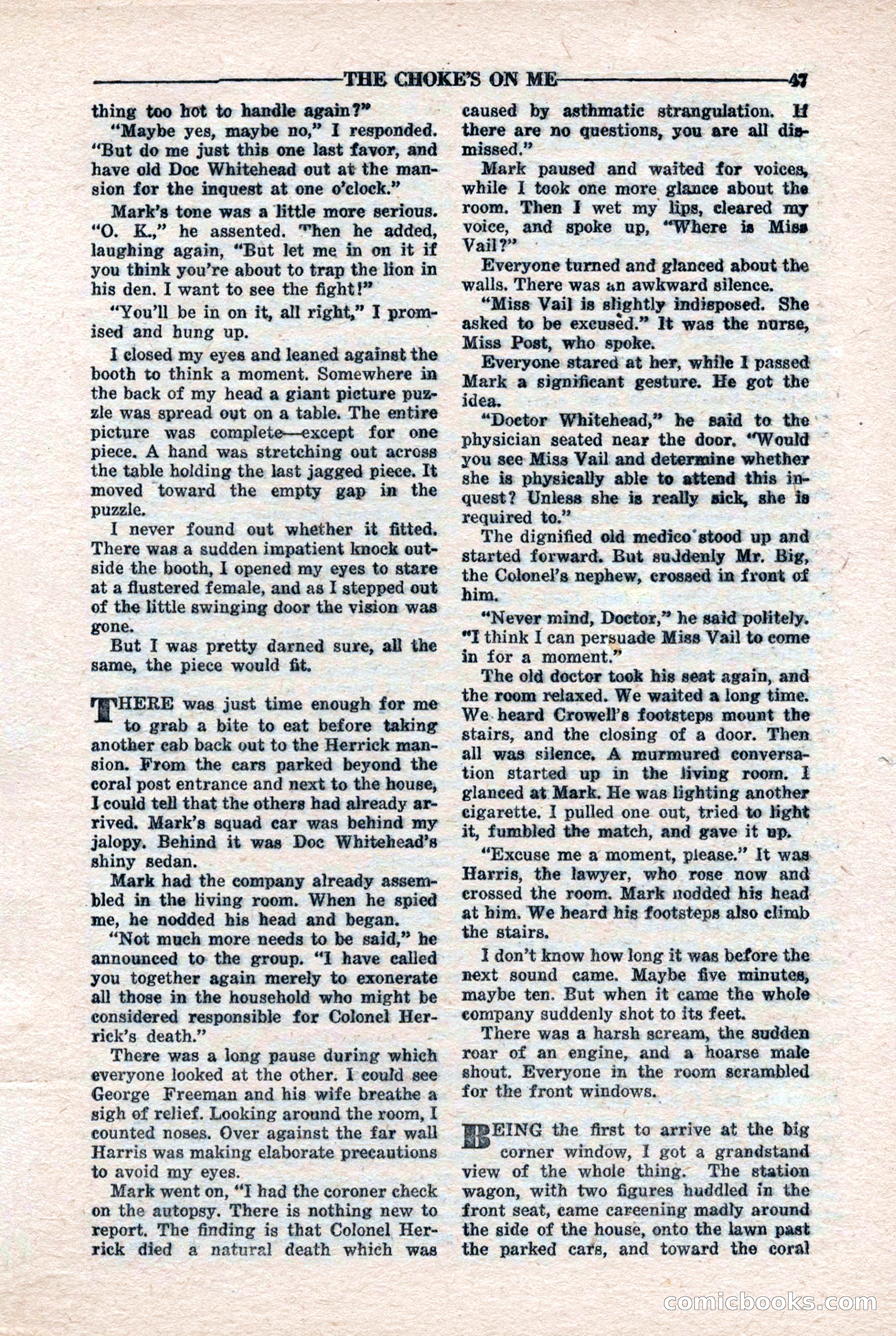 10-Story Detective Magazine, April 1946 — page 49 of 84
