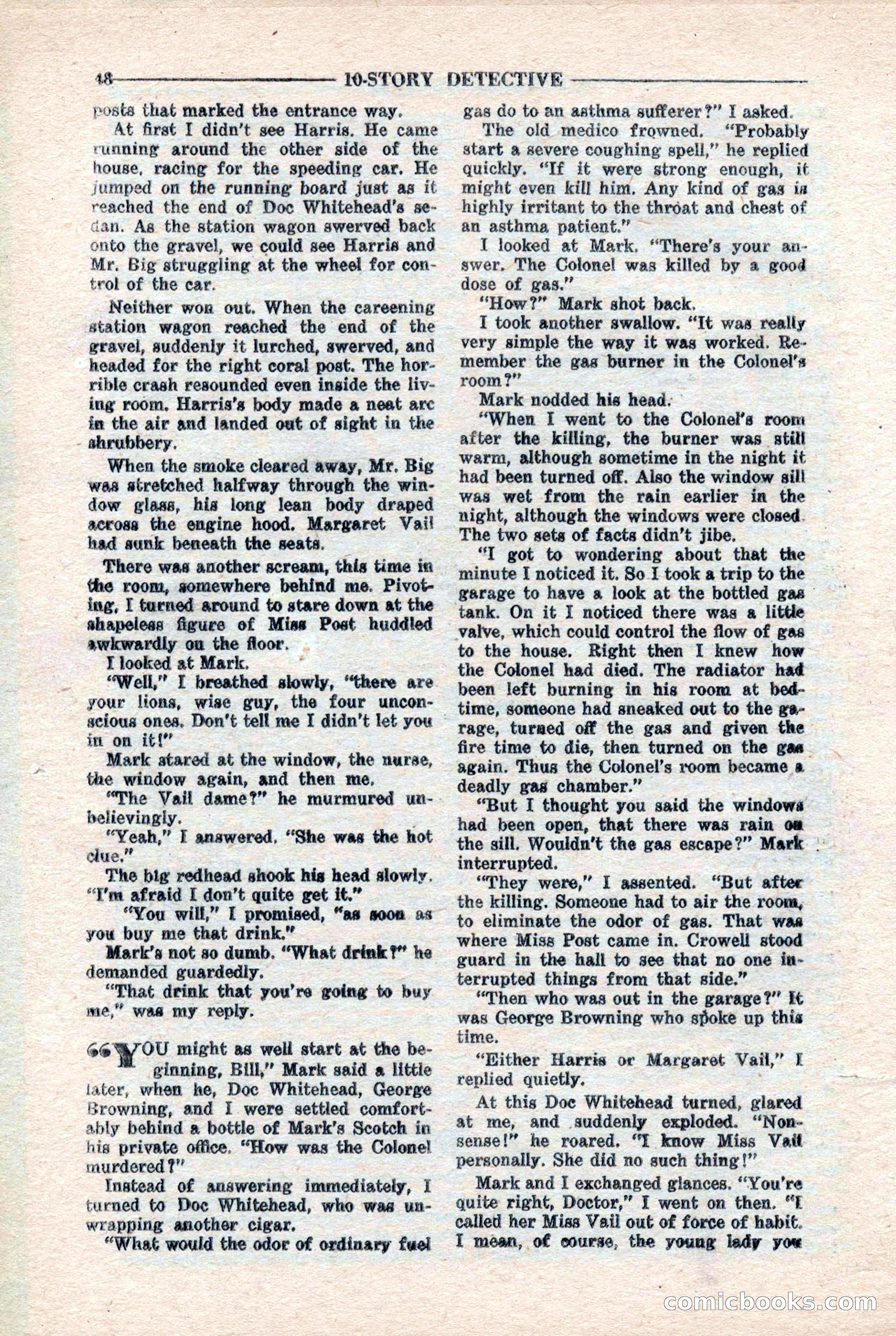 10-Story Detective Magazine, April 1946 — page 50 of 84