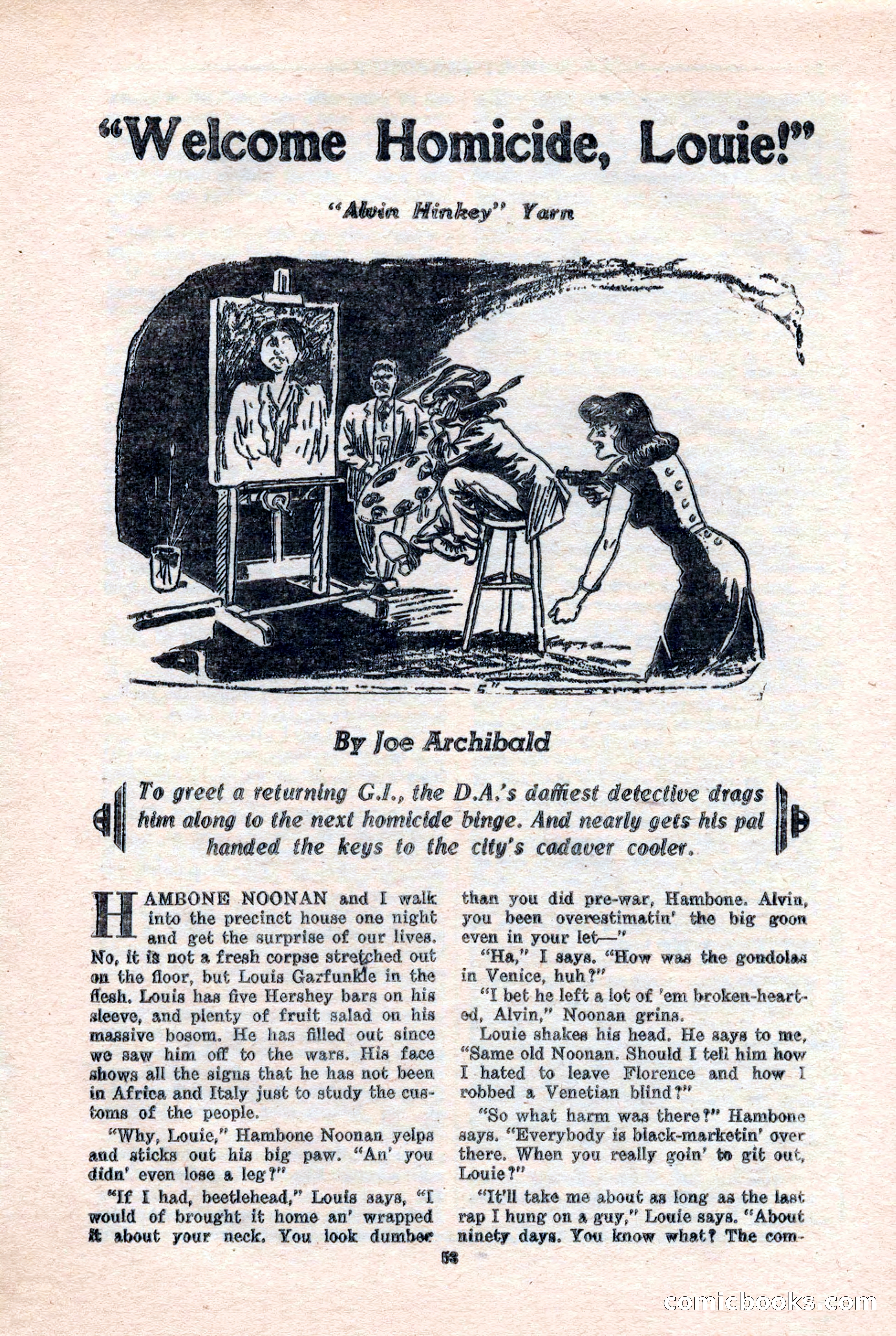 10-Story Detective Magazine, April 1946 — page 55 of 84