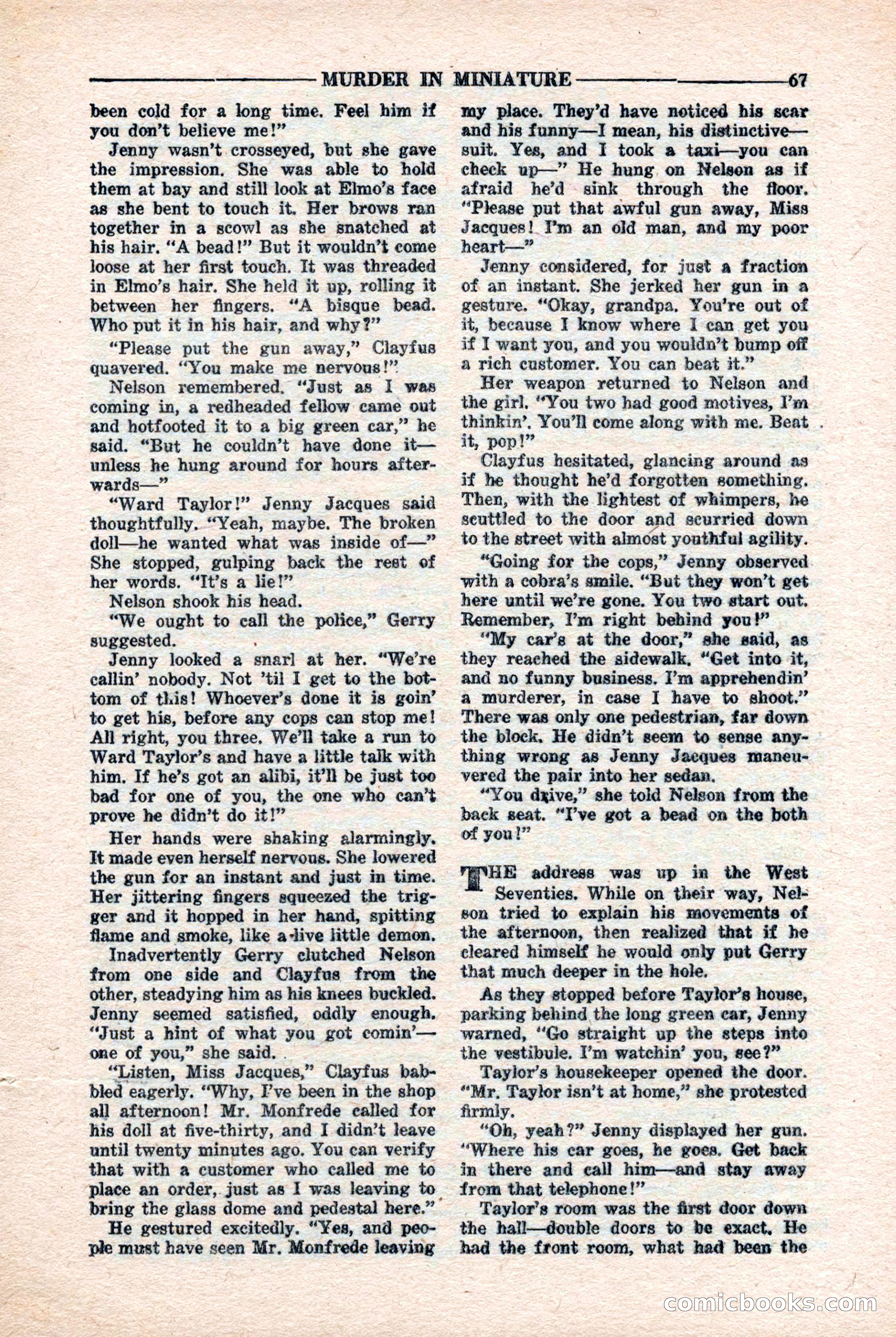 10-Story Detective Magazine, April 1946 — page 69 of 84