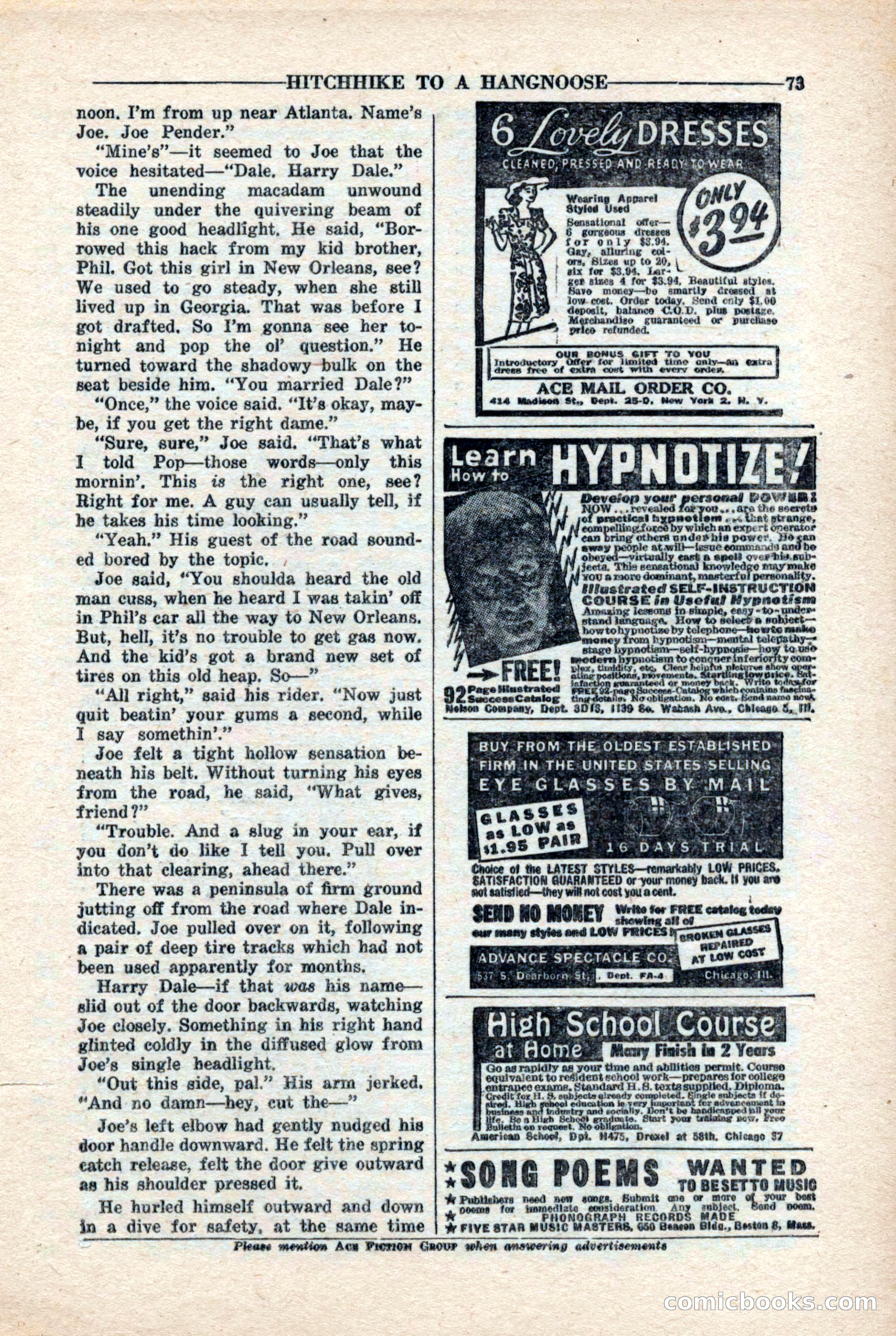 10-Story Detective Magazine, April 1946 — page 75 of 84