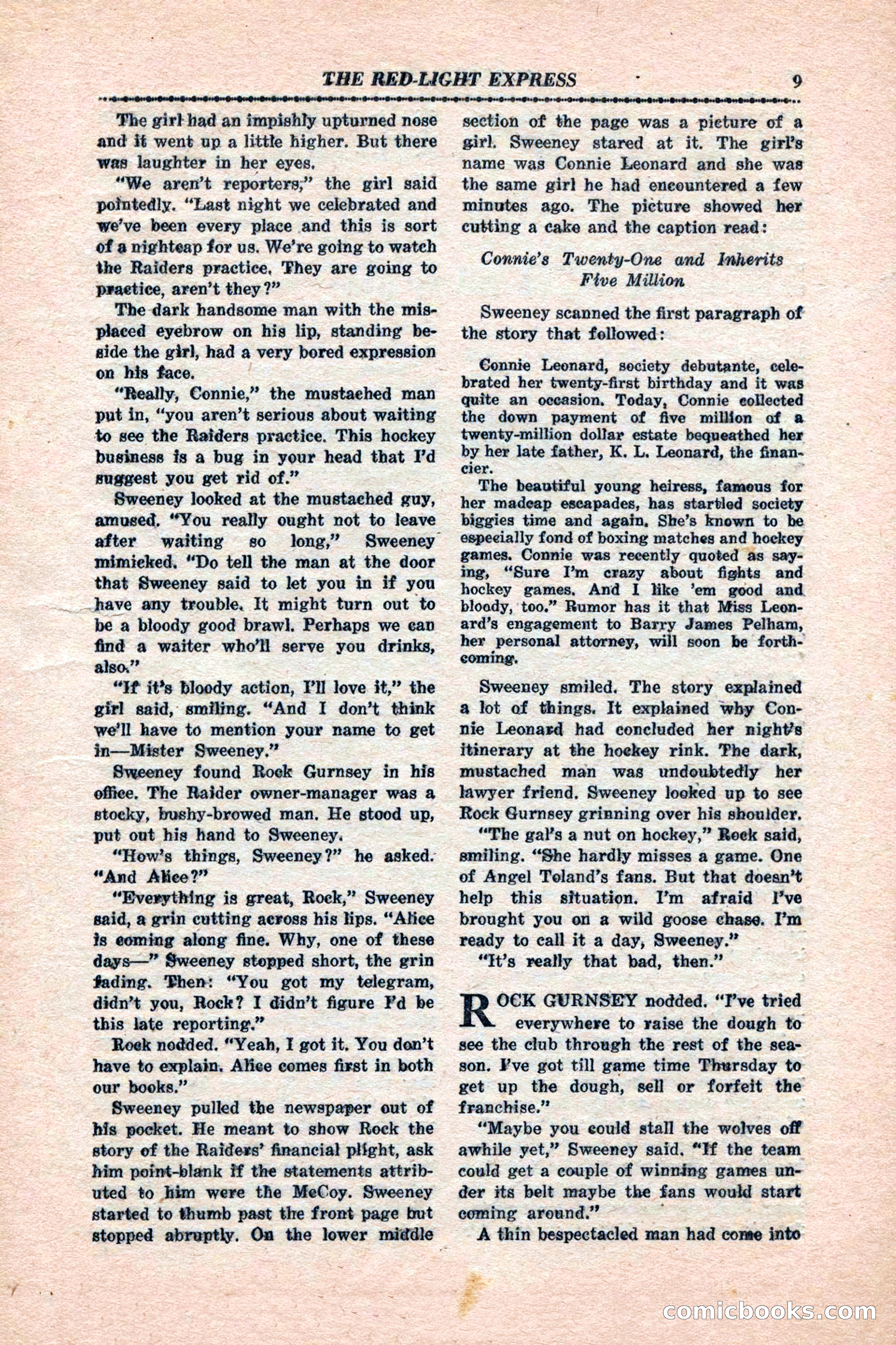 12 Sports Aces, January 1943 — page 11 of 116