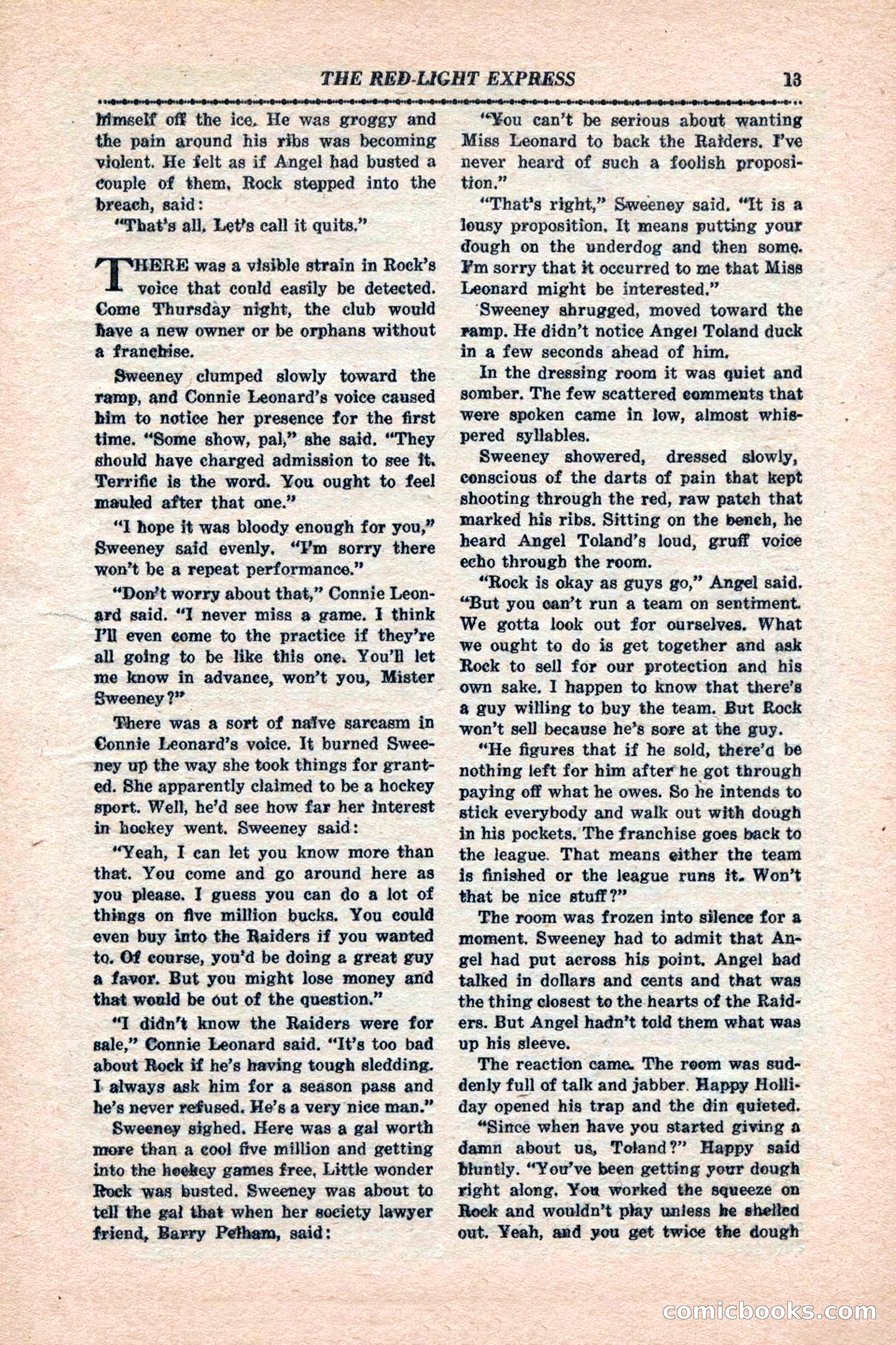 12 Sports Aces, January 1943 — page 15 of 116