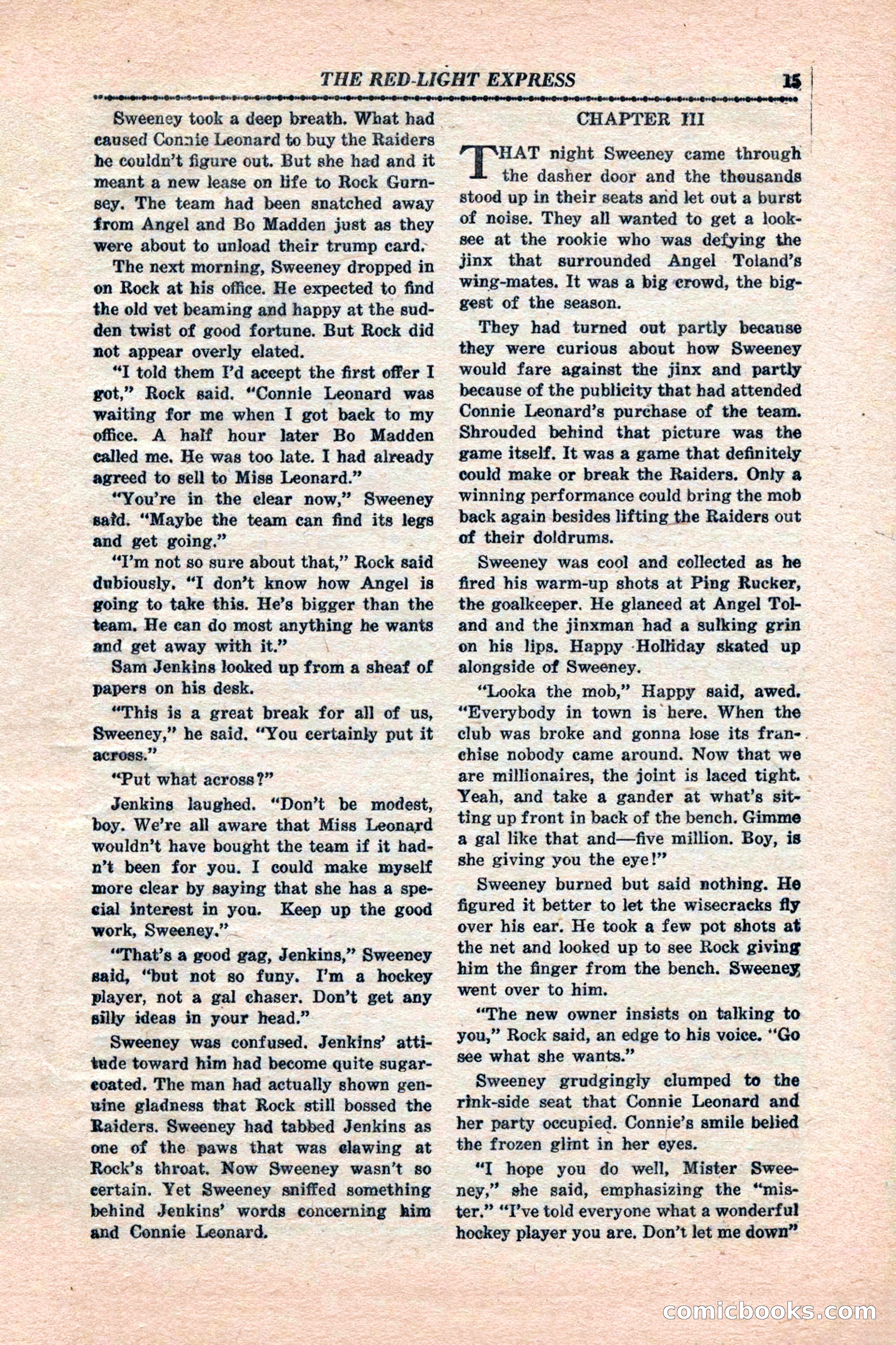 12 Sports Aces, January 1943 — page 17 of 116