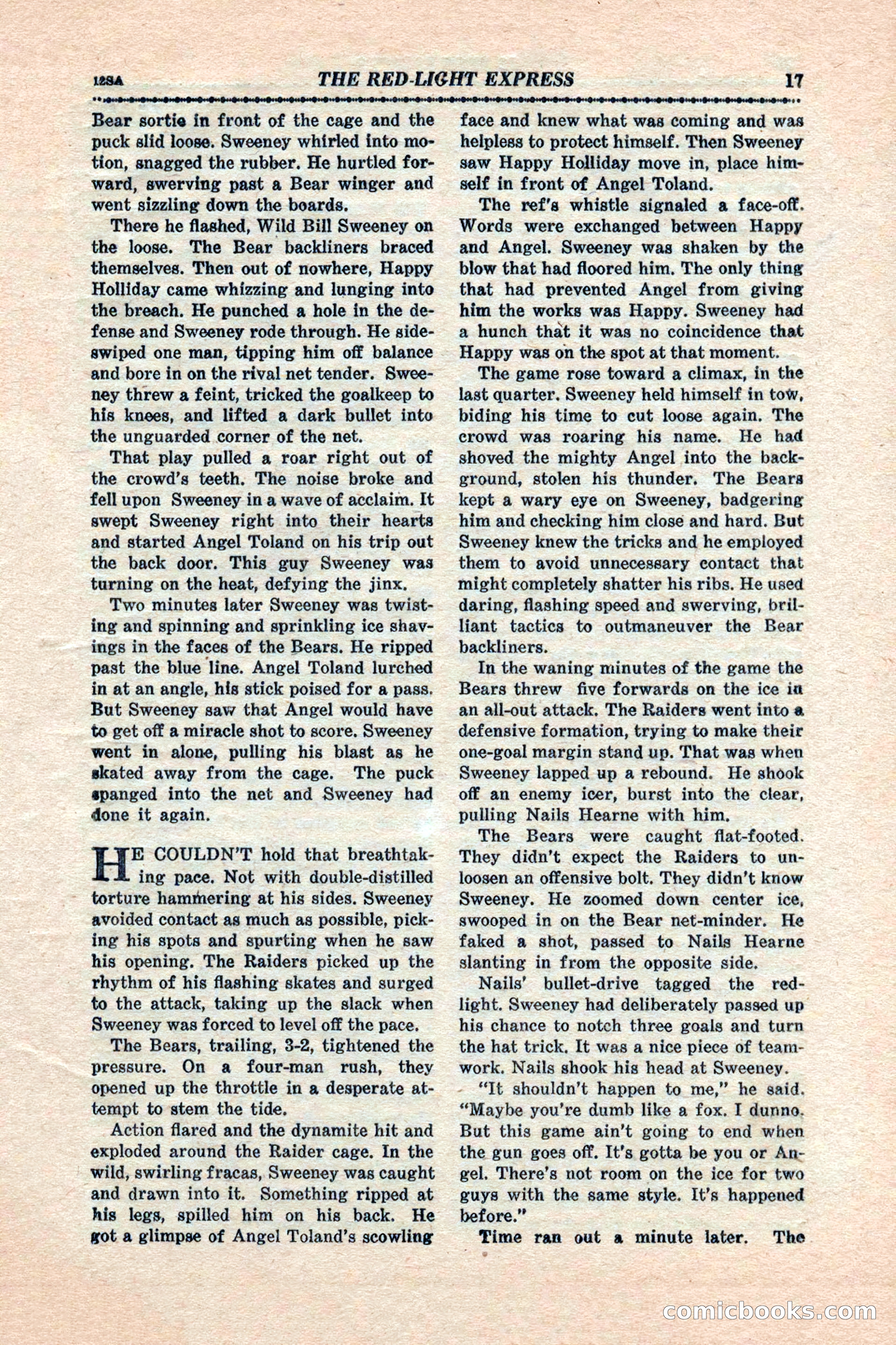12 Sports Aces, January 1943 — page 19 of 116