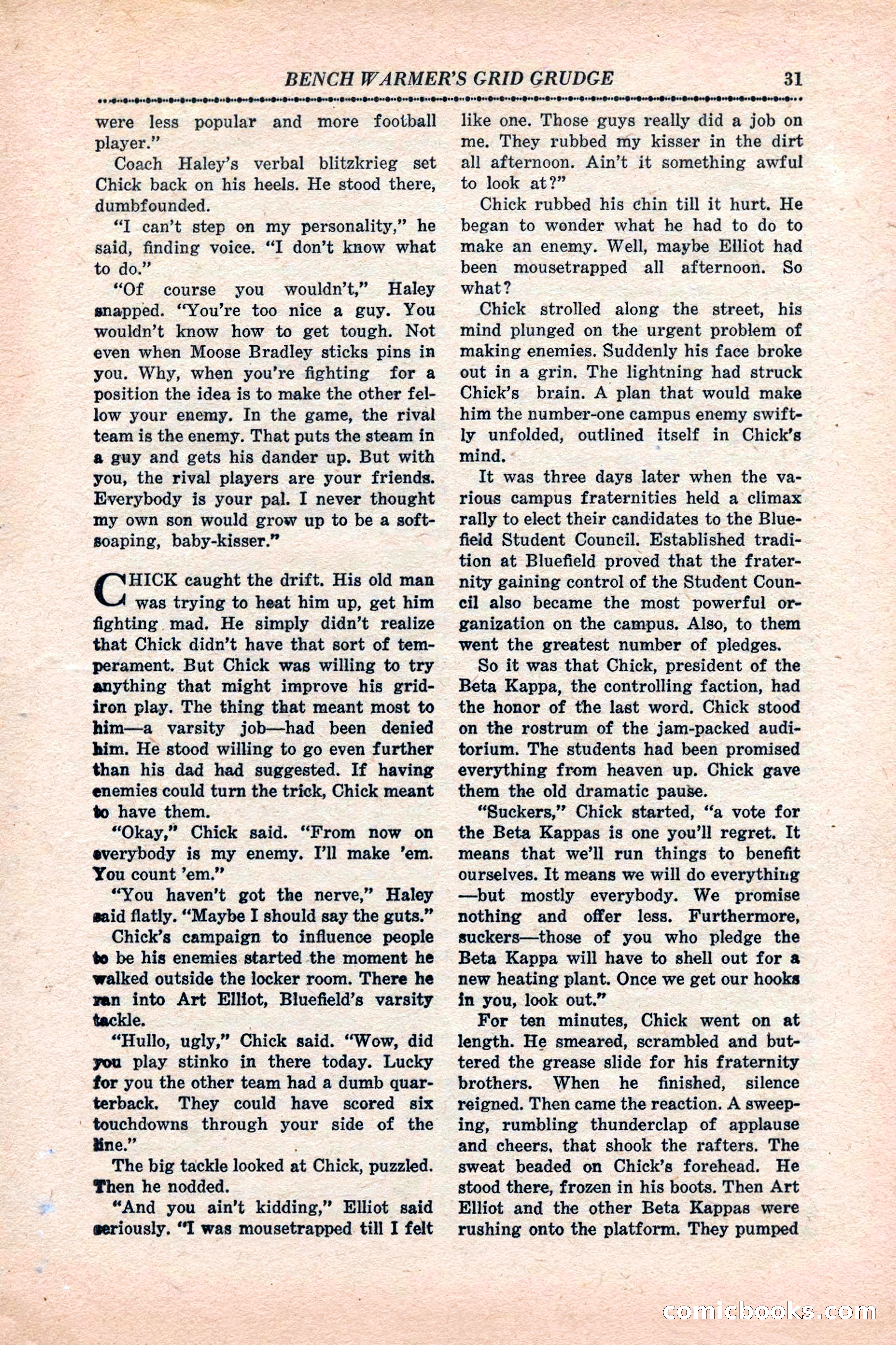 12 Sports Aces, January 1943 — page 33 of 116