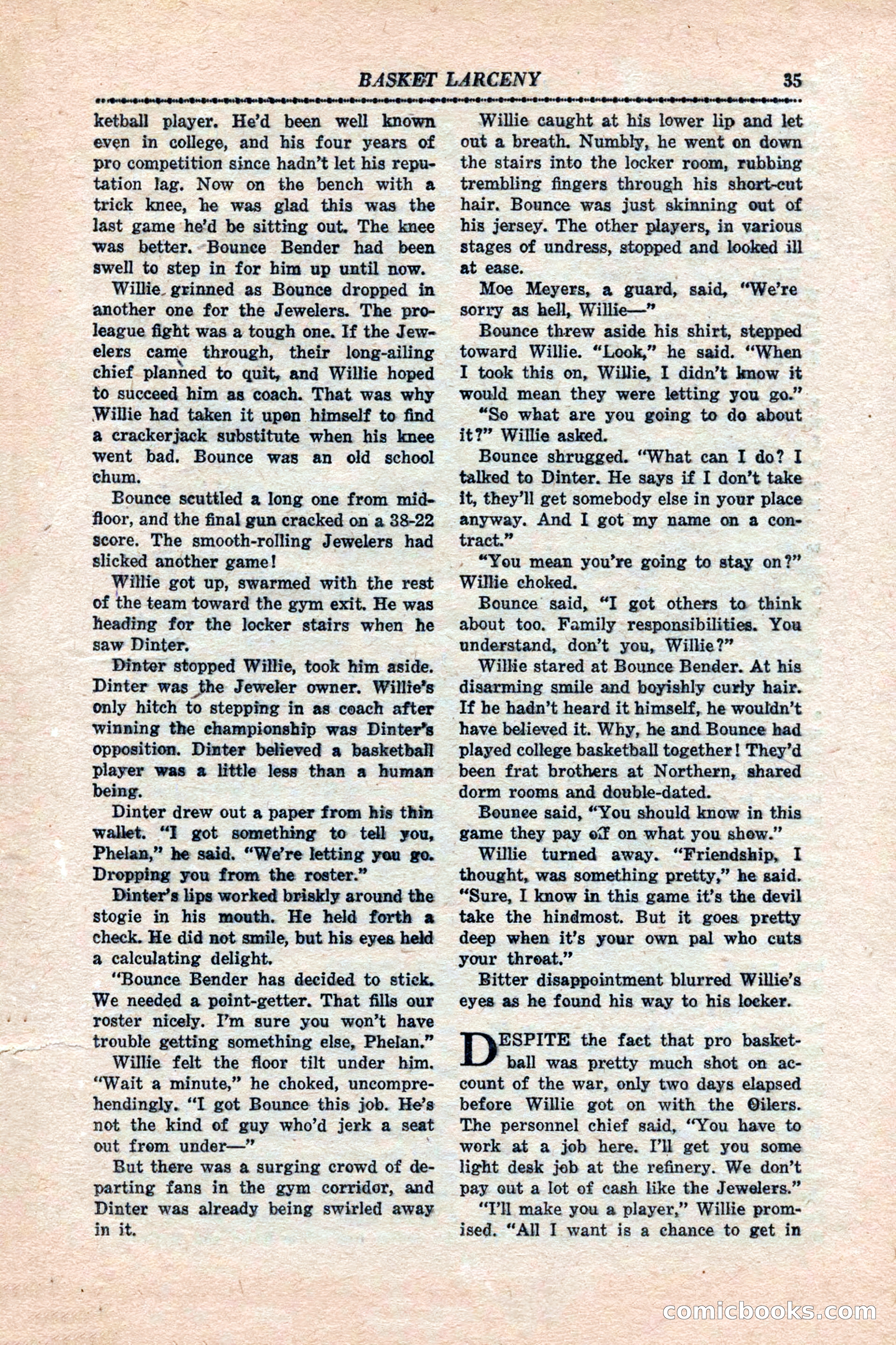 12 Sports Aces, January 1943 — page 37 of 116