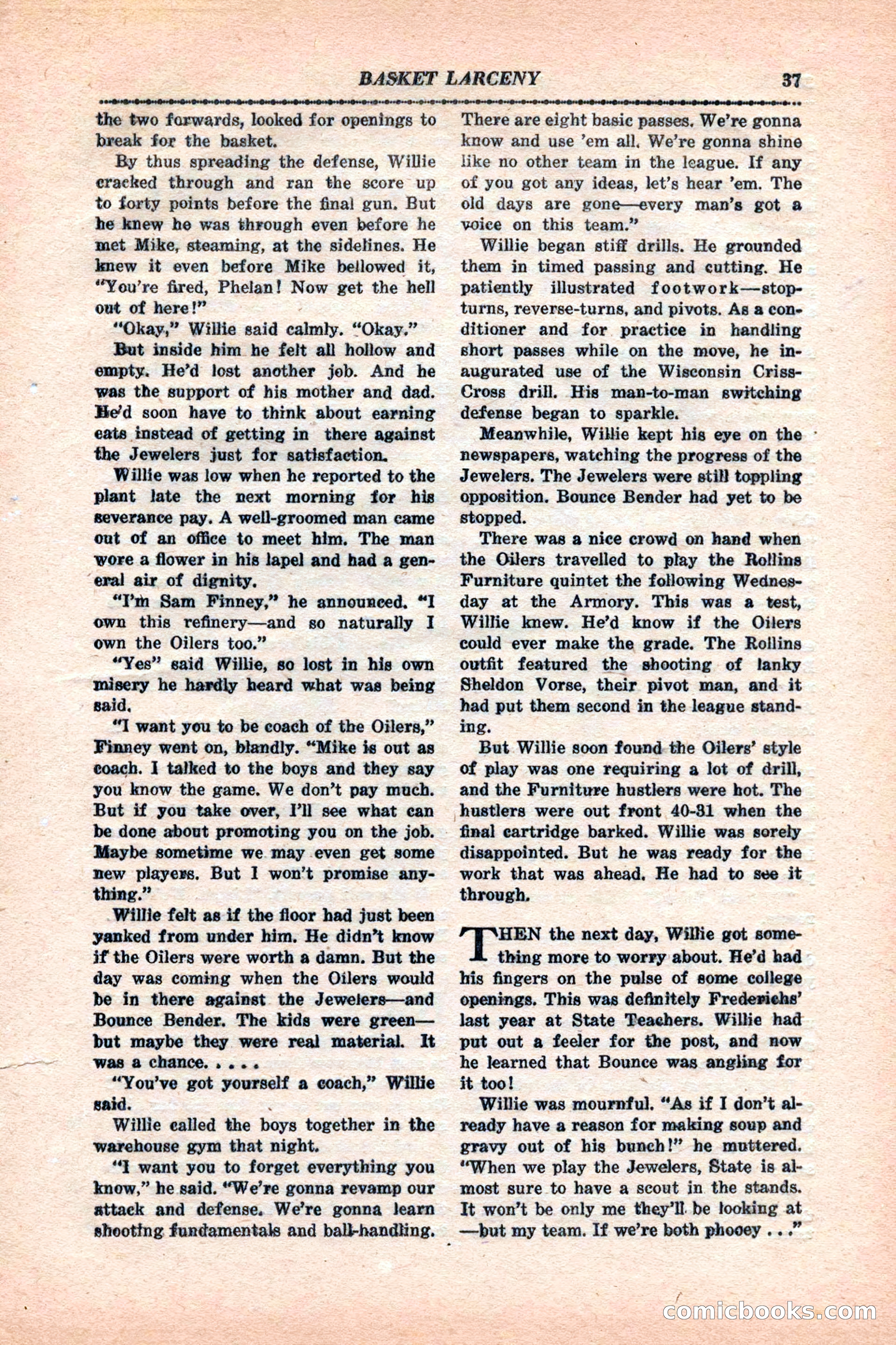 12 Sports Aces, January 1943 — page 39 of 116