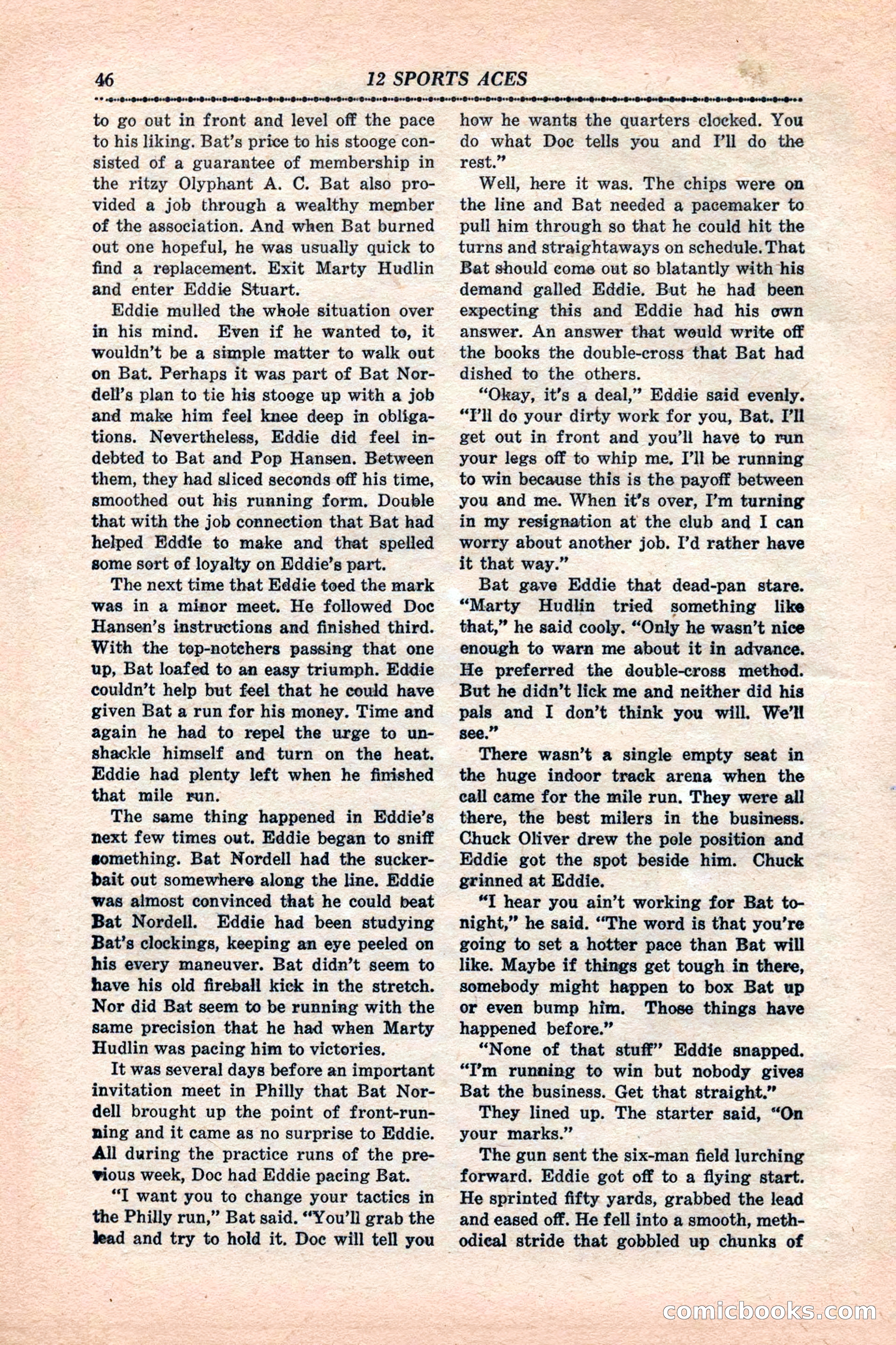 12 Sports Aces, January 1943 — page 48 of 116