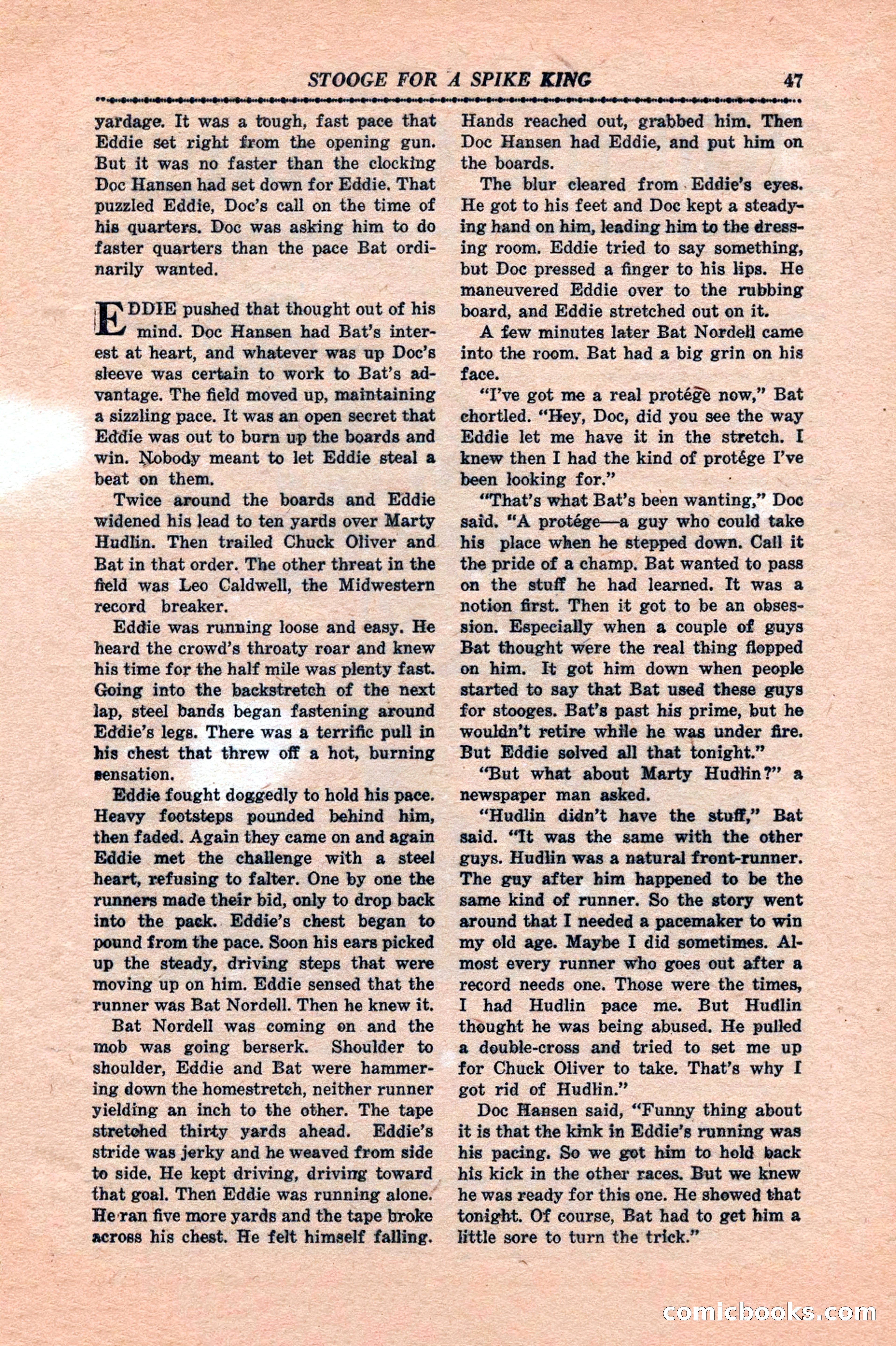 12 Sports Aces, January 1943 — page 49 of 116