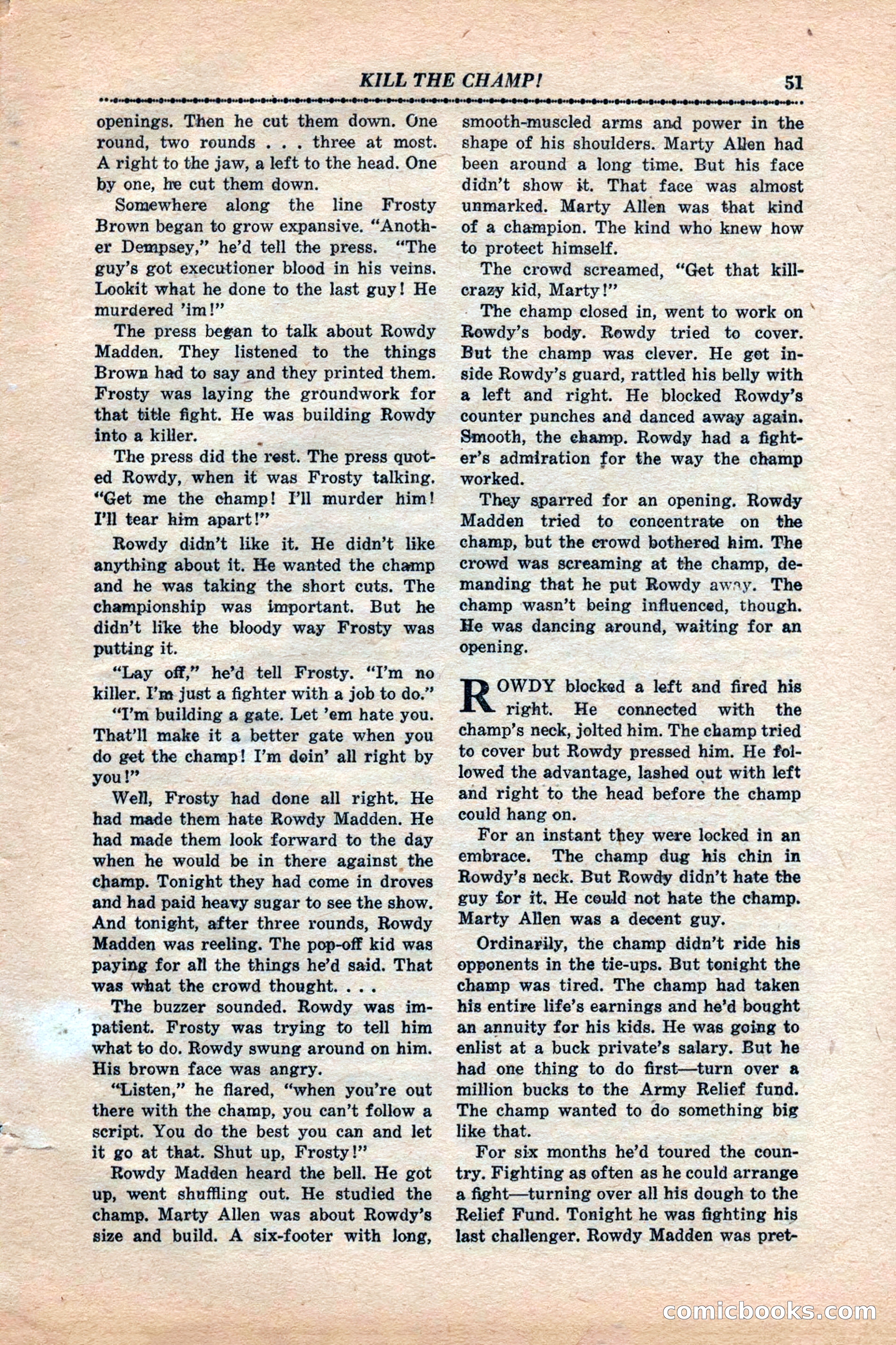 12 Sports Aces, January 1943 — page 53 of 116