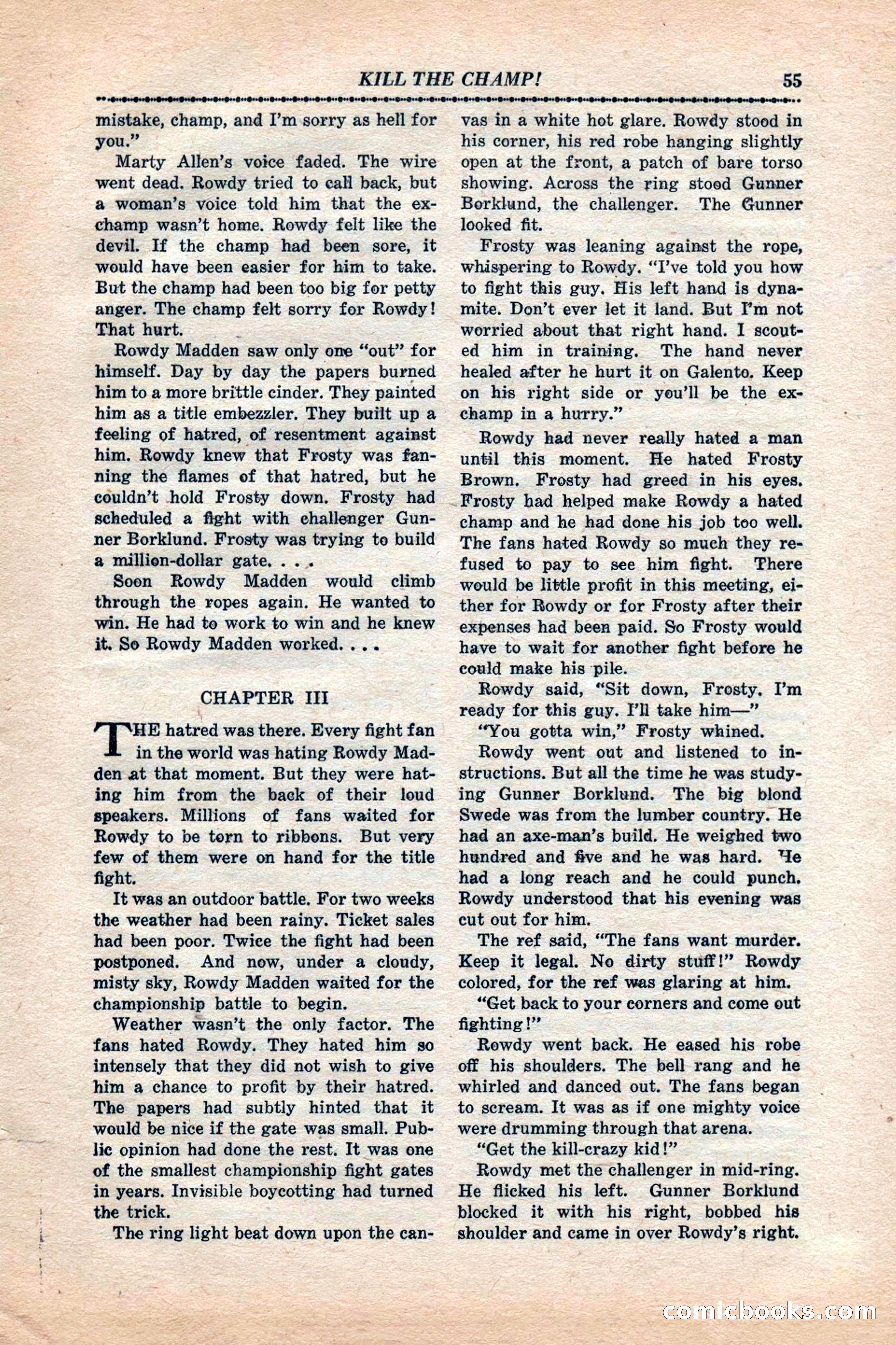 12 Sports Aces, January 1943 — page 57 of 116