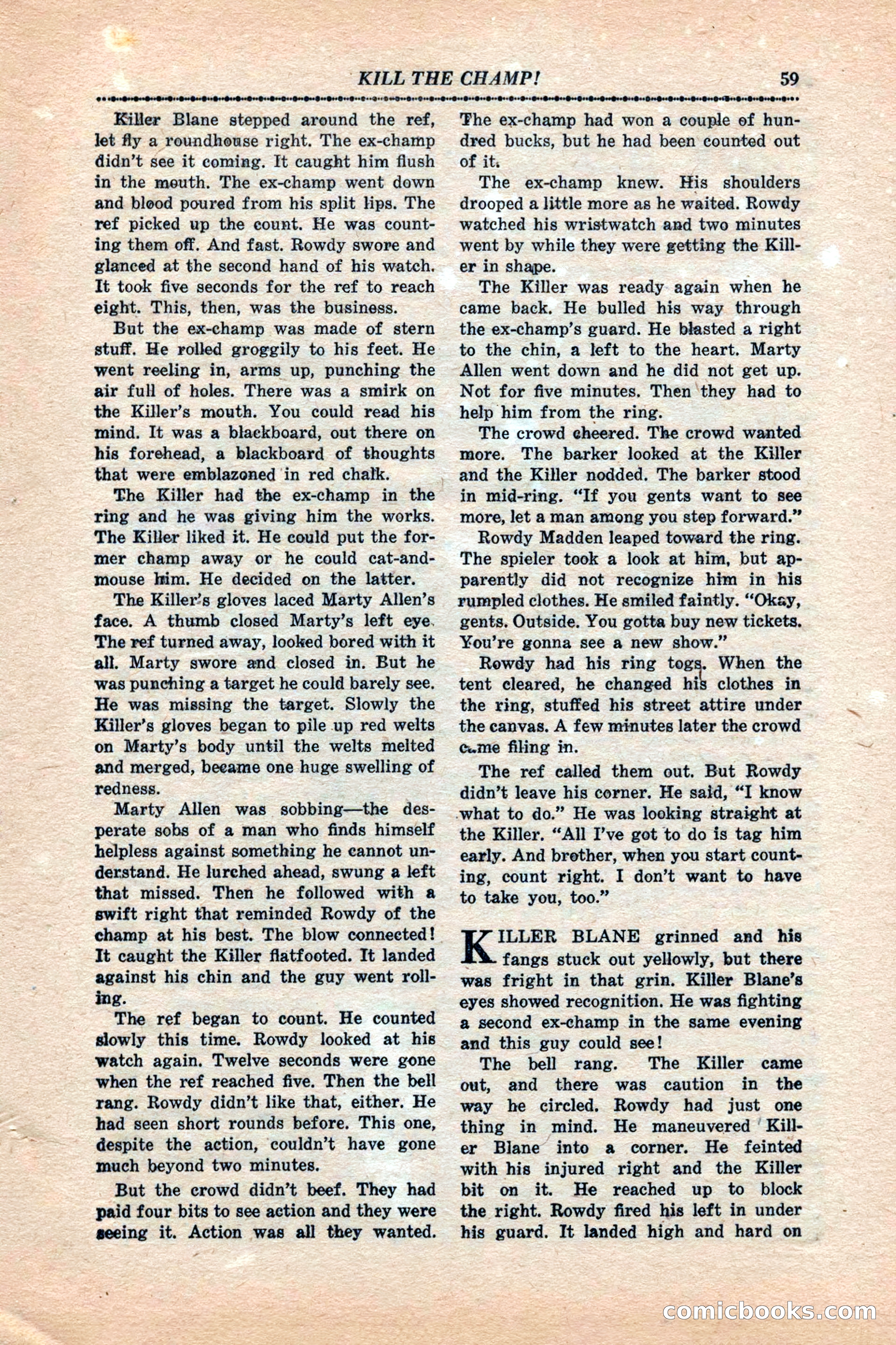 12 Sports Aces, January 1943 — page 61 of 116