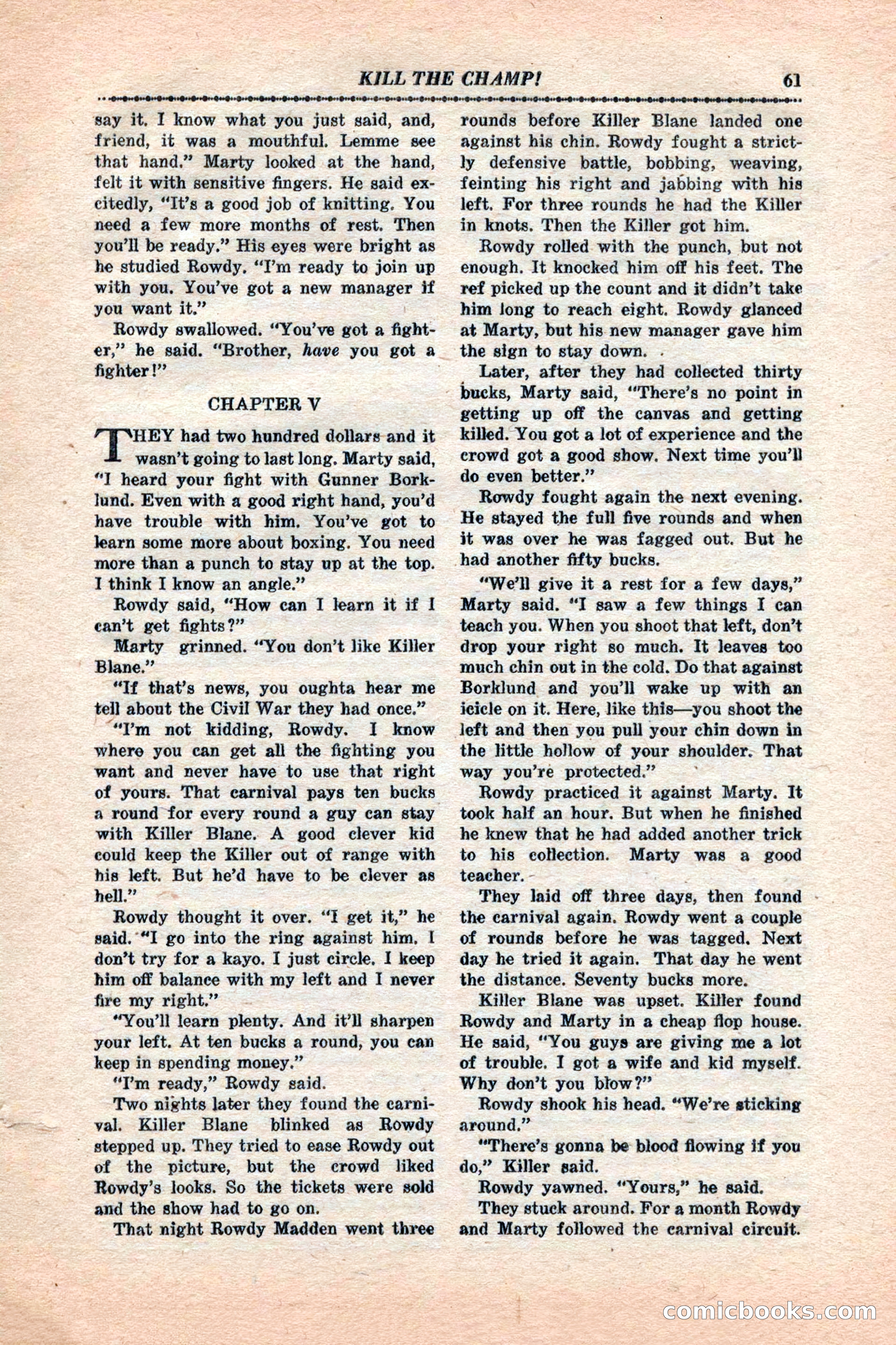 12 Sports Aces, January 1943 — page 63 of 116