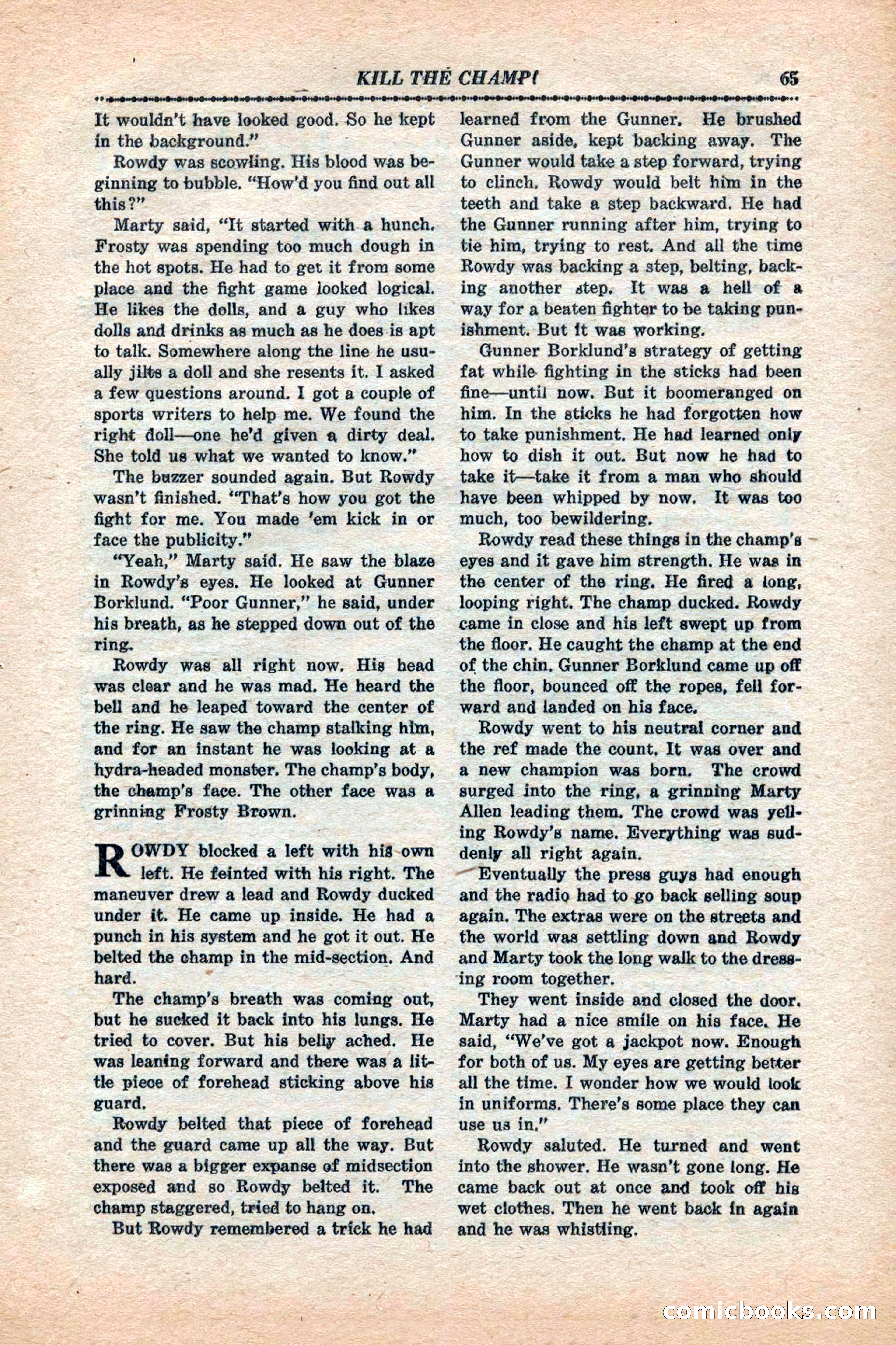 12 Sports Aces, January 1943 — page 67 of 116
