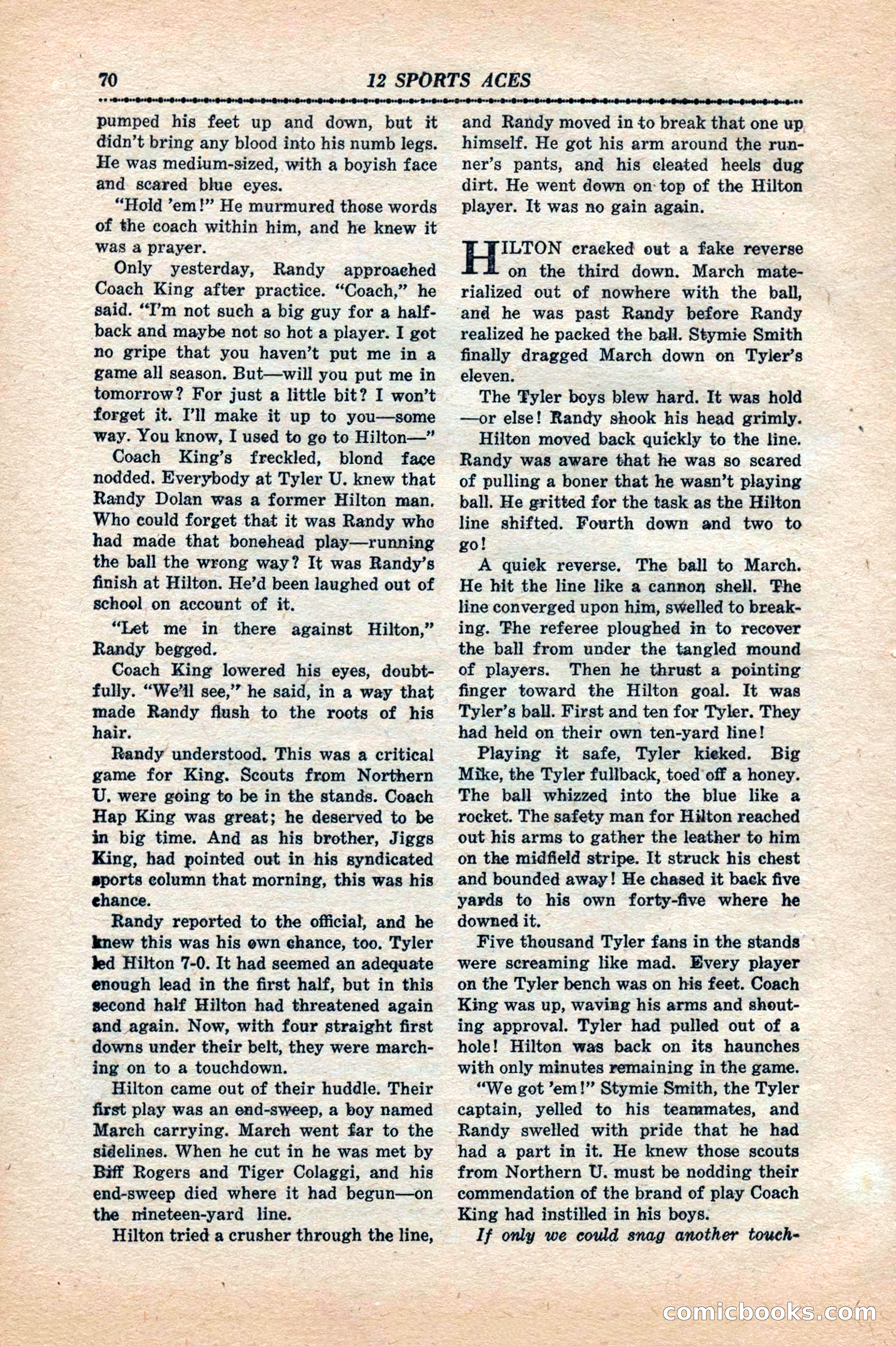 12 Sports Aces, January 1943 — page 72 of 116