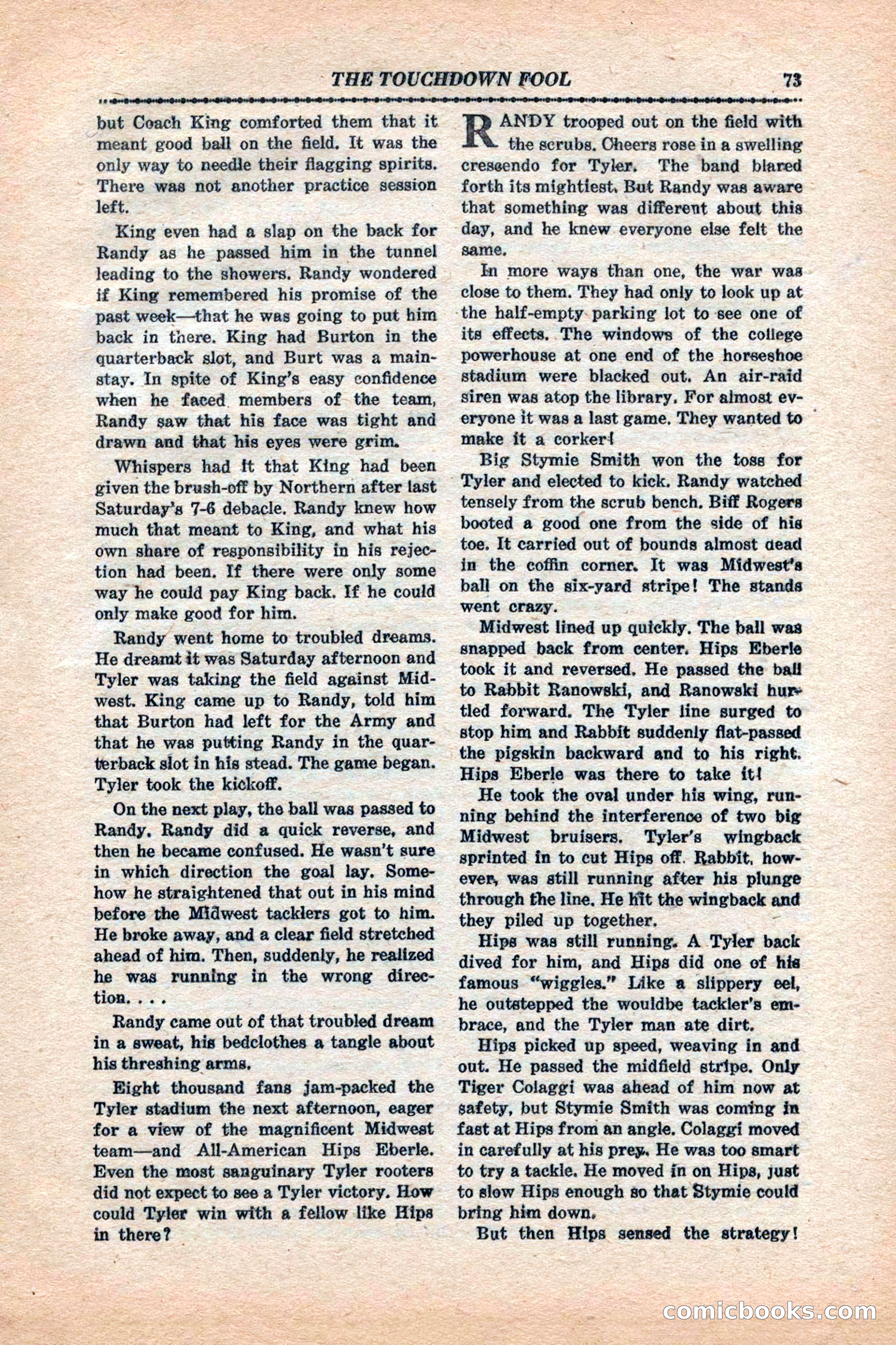 12 Sports Aces, January 1943 — page 75 of 116