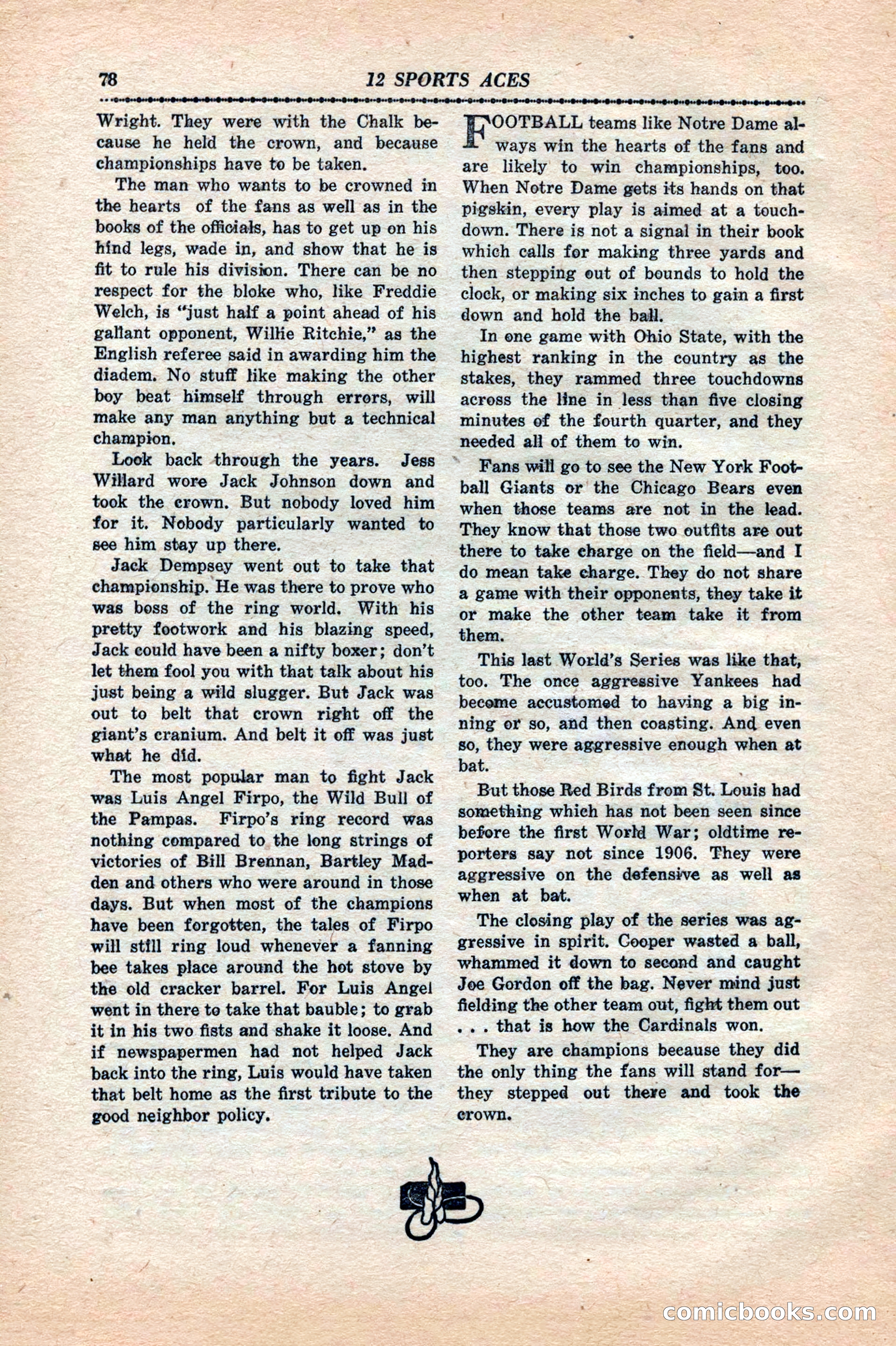 12 Sports Aces, January 1943 — page 80 of 116