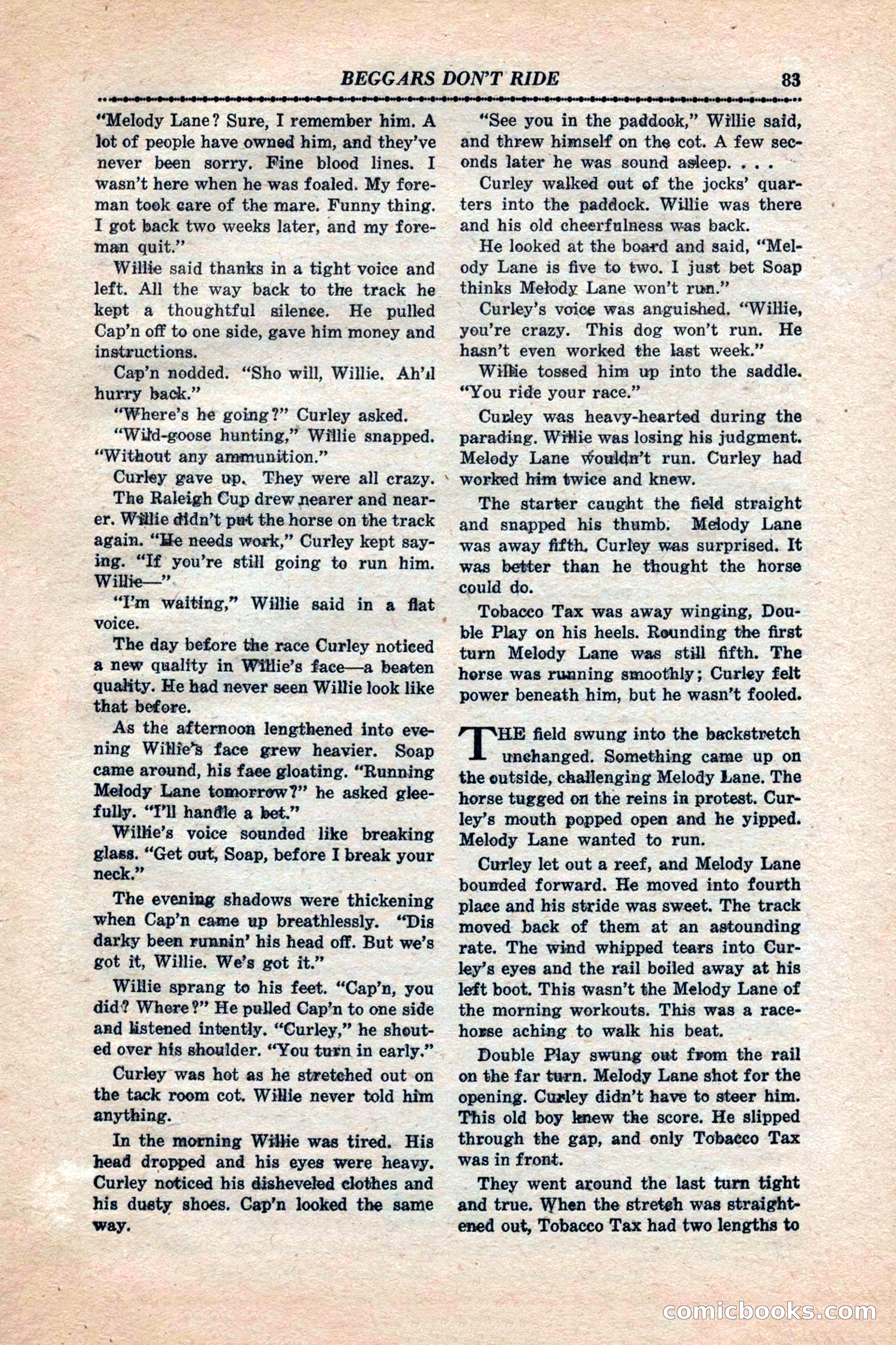 12 Sports Aces, January 1943 — page 85 of 116