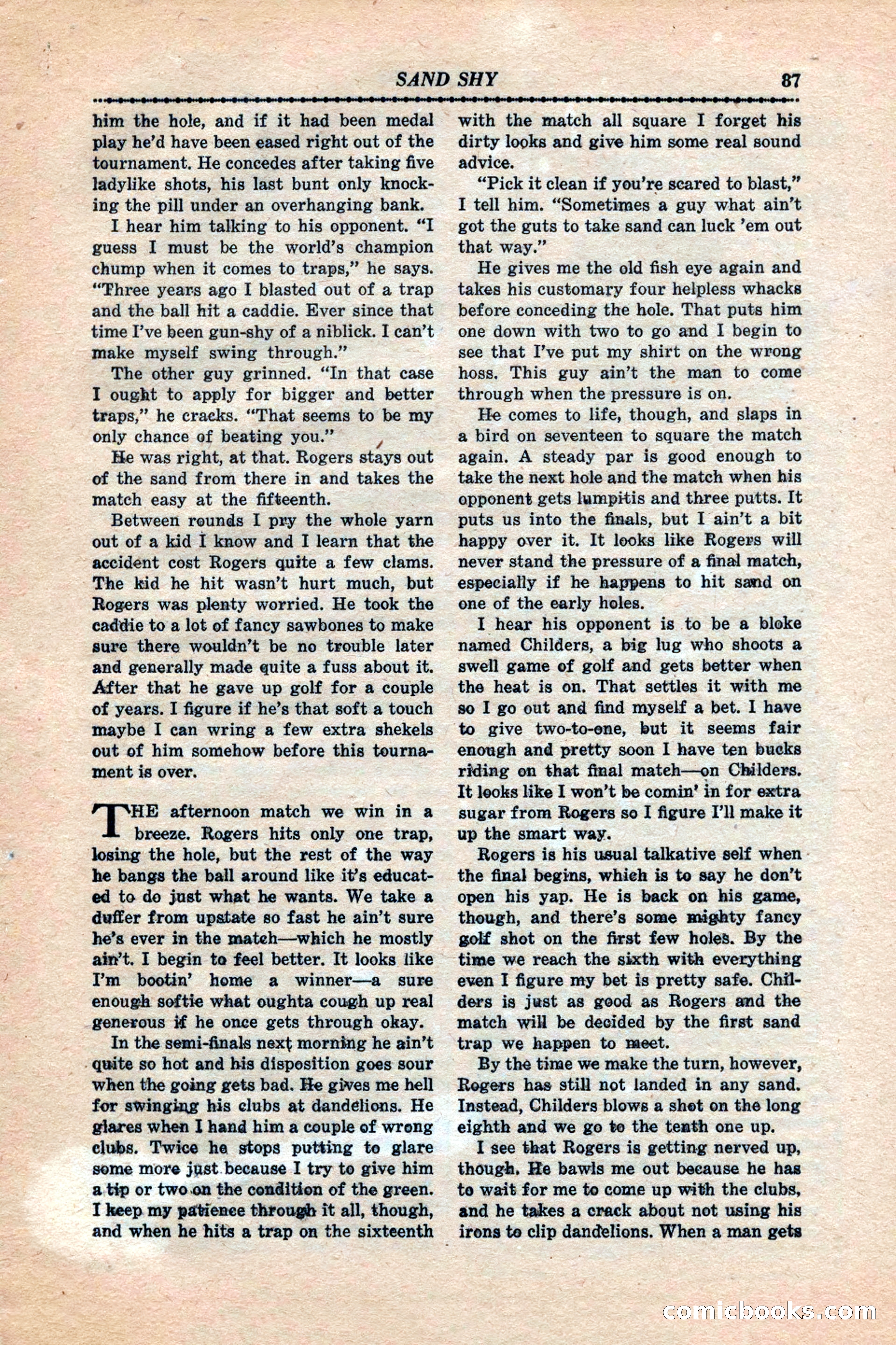 12 Sports Aces, January 1943 — page 89 of 116