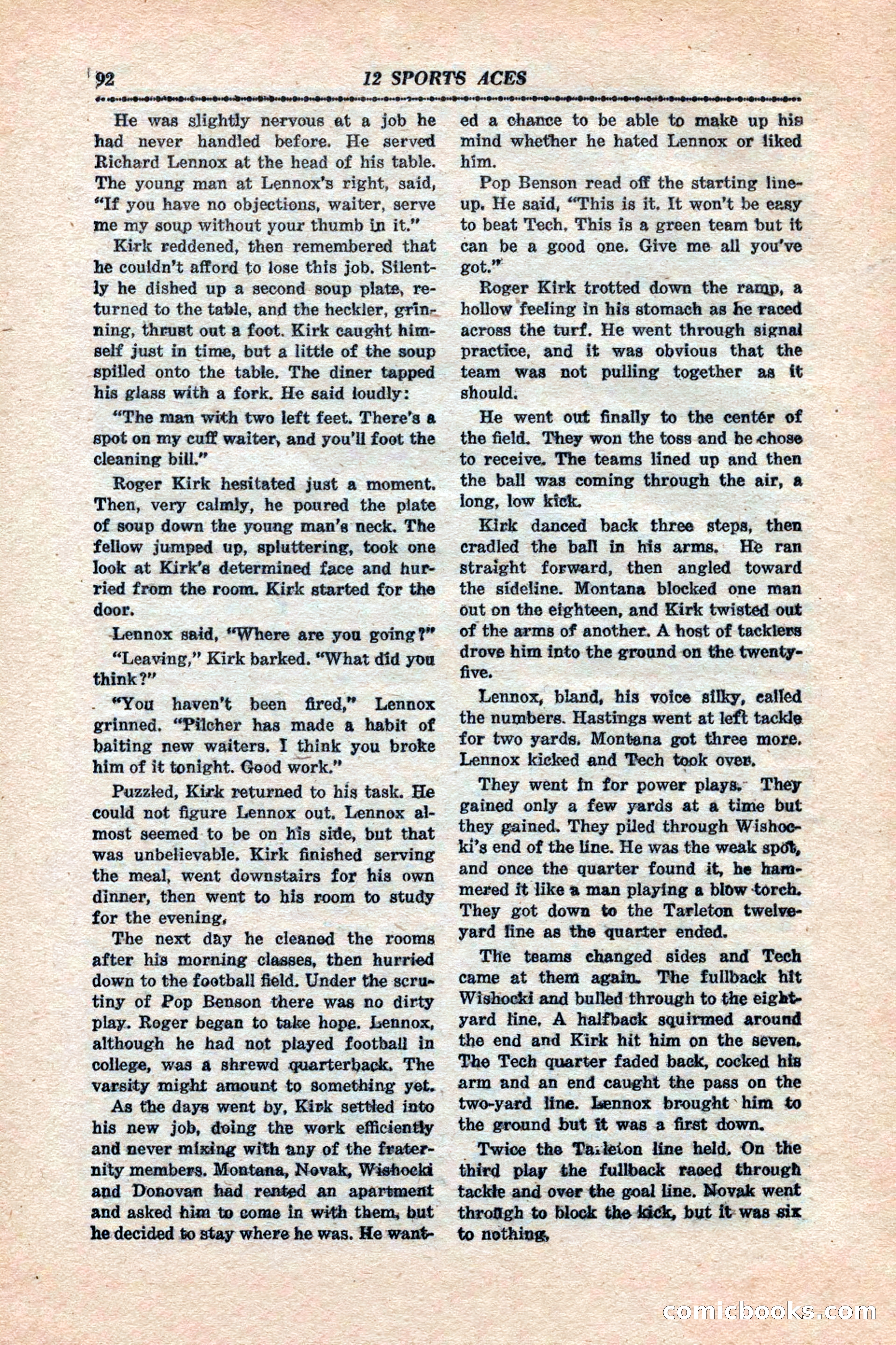12 Sports Aces, January 1943 — page 94 of 116