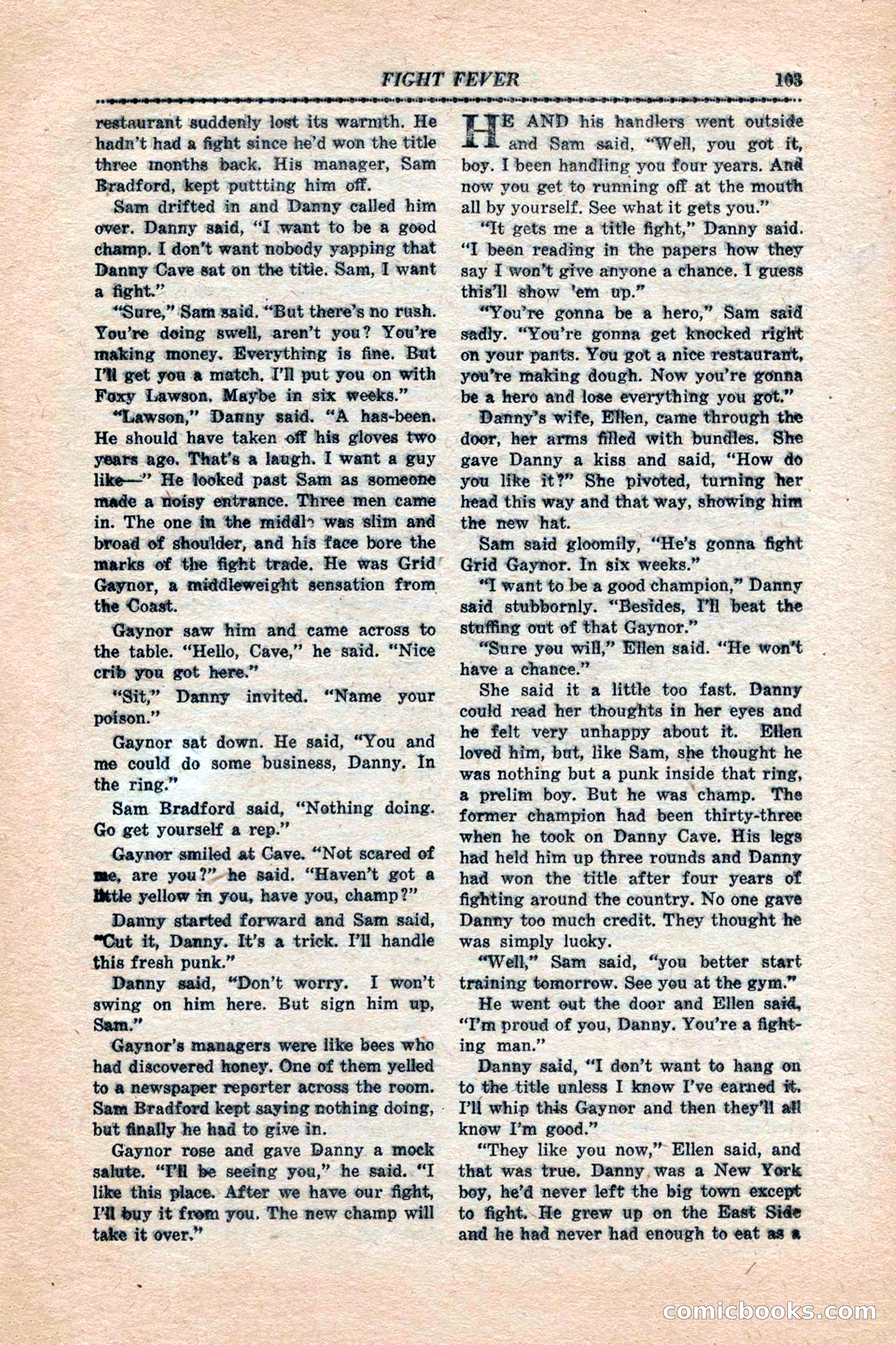 12 Sports Aces, January 1943 — page 105 of 116