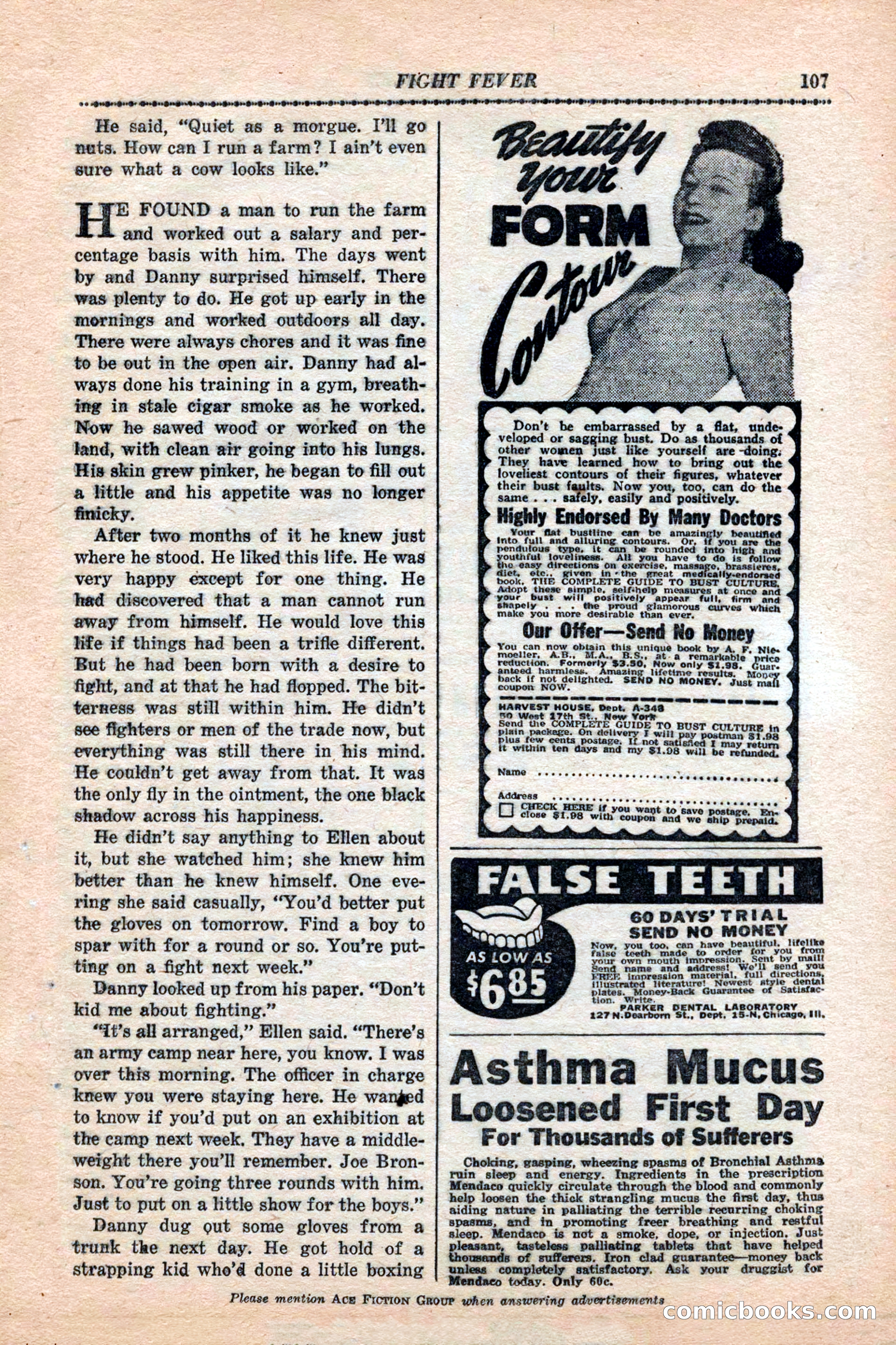 12 Sports Aces, January 1943 — page 109 of 116