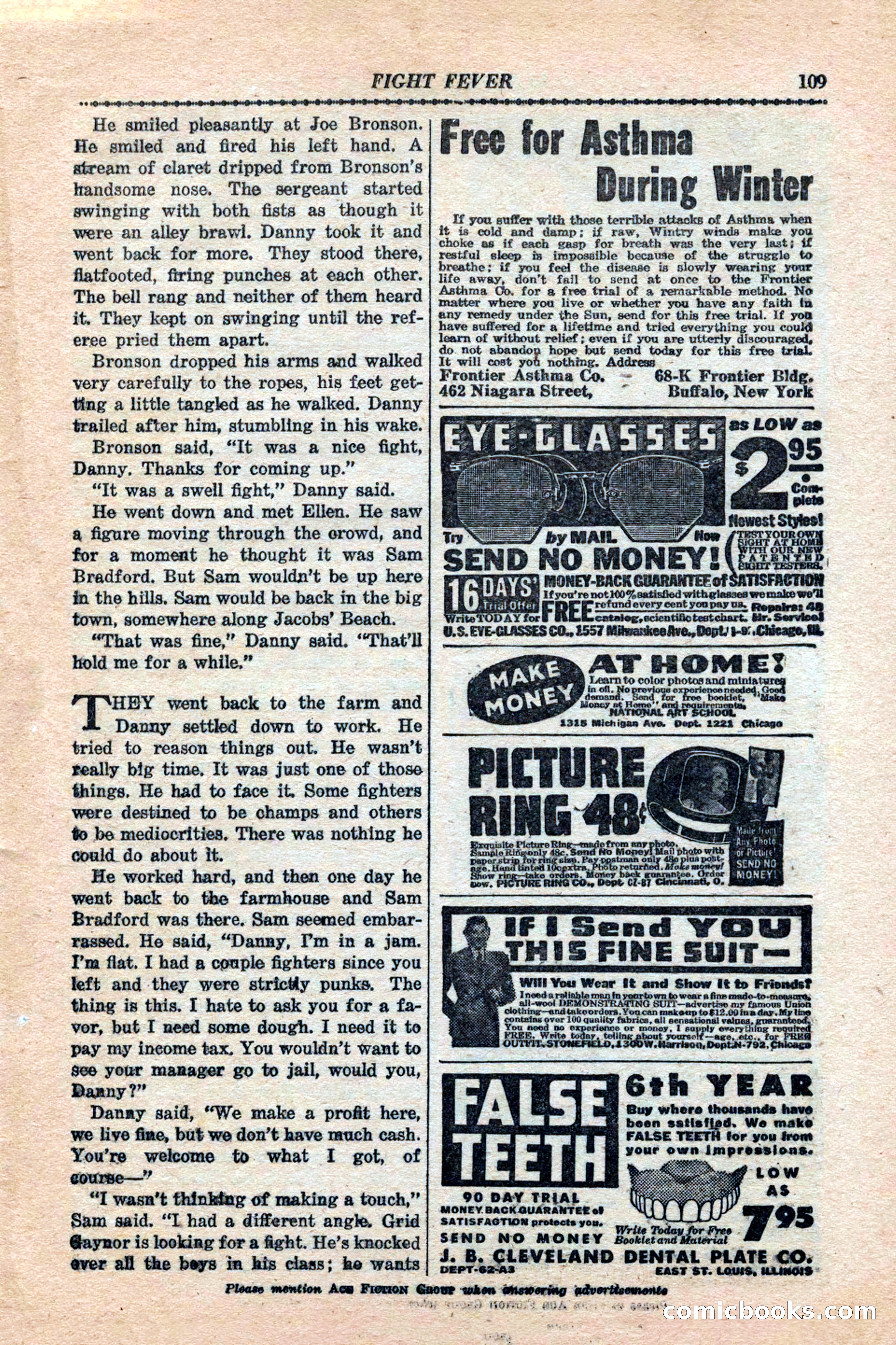 12 Sports Aces, January 1943 — page 111 of 116