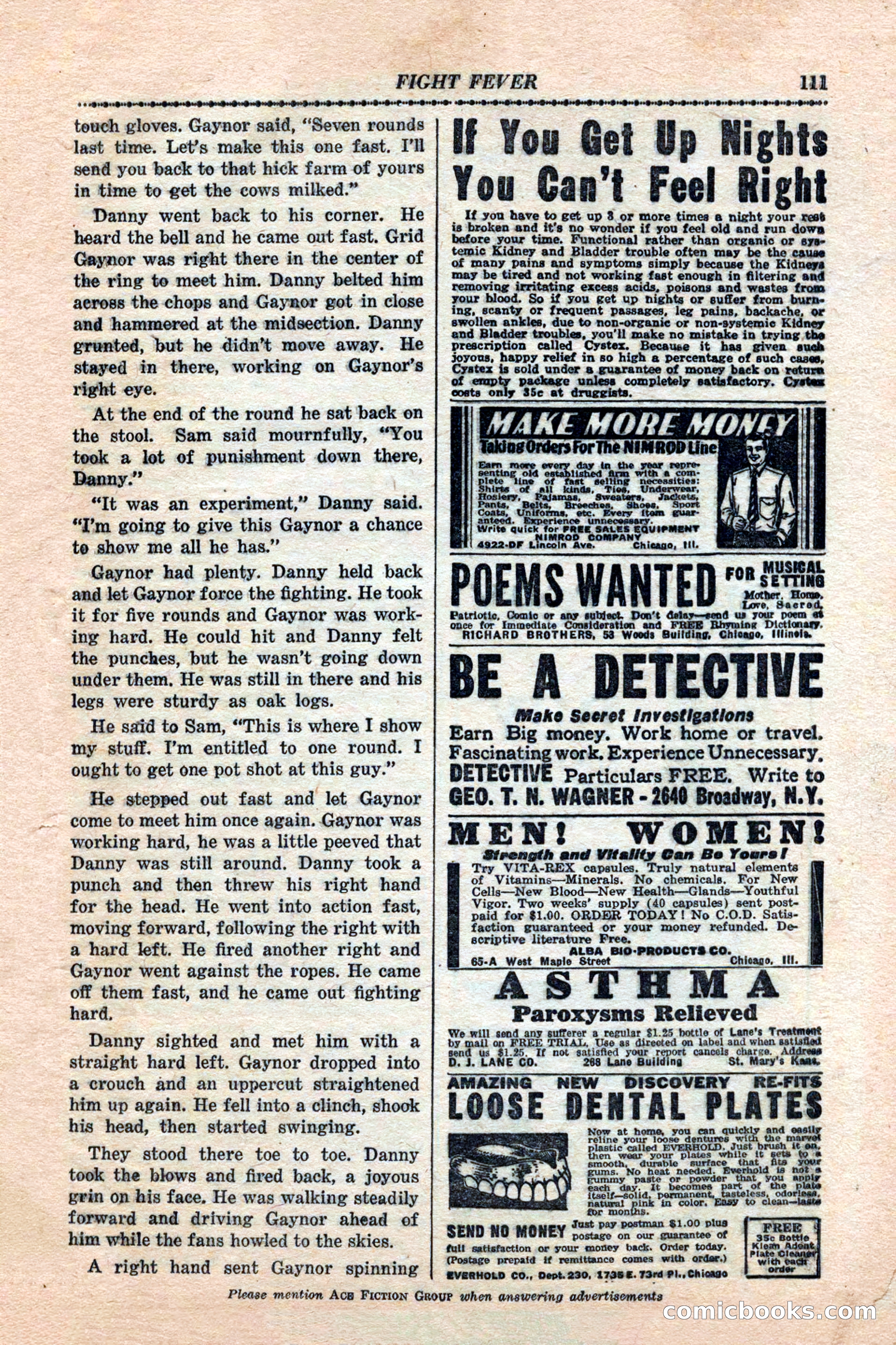 12 Sports Aces, January 1943 — page 113 of 116