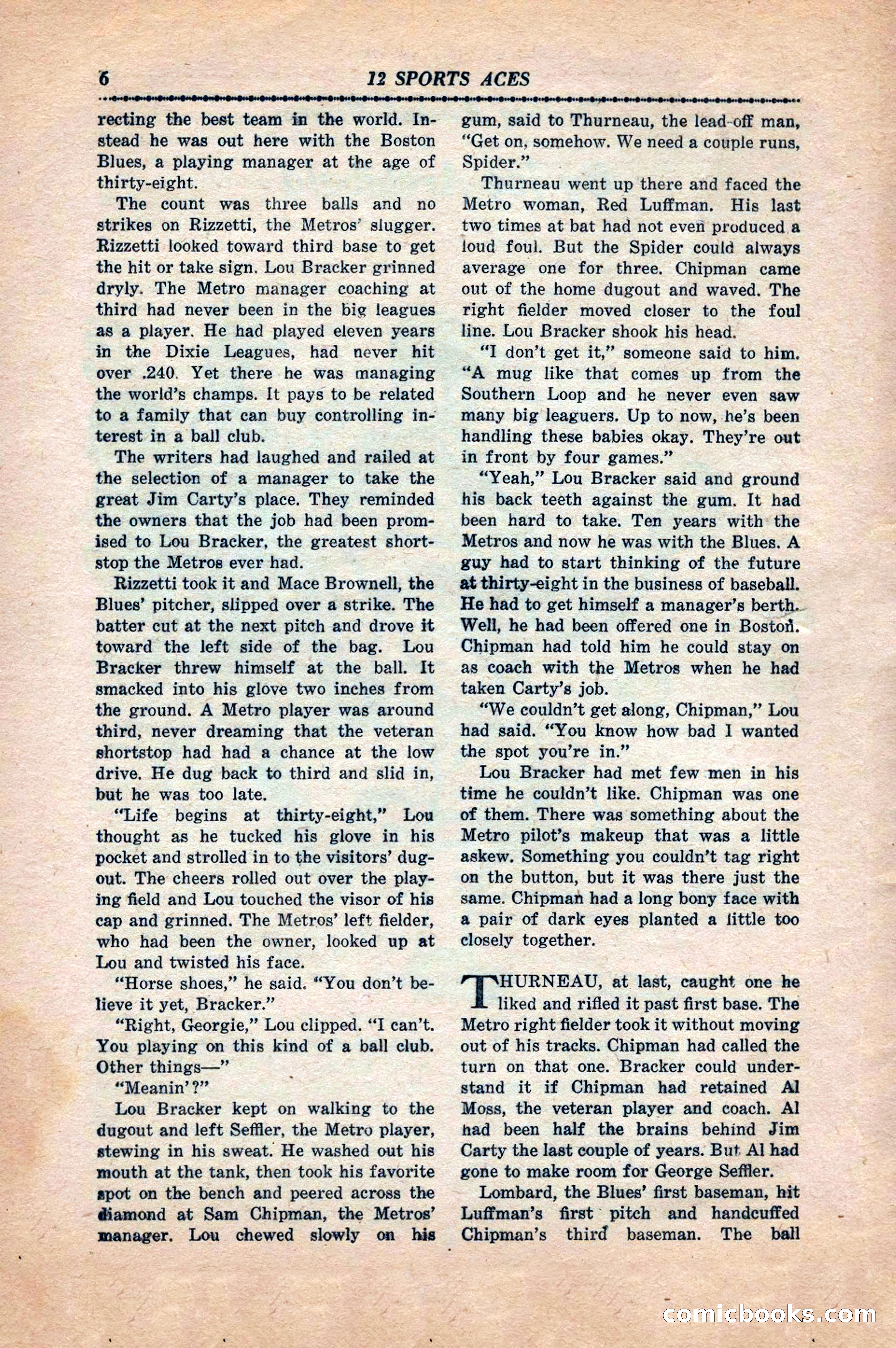 12 Sports Aces, May 1943 — page 8 of 100