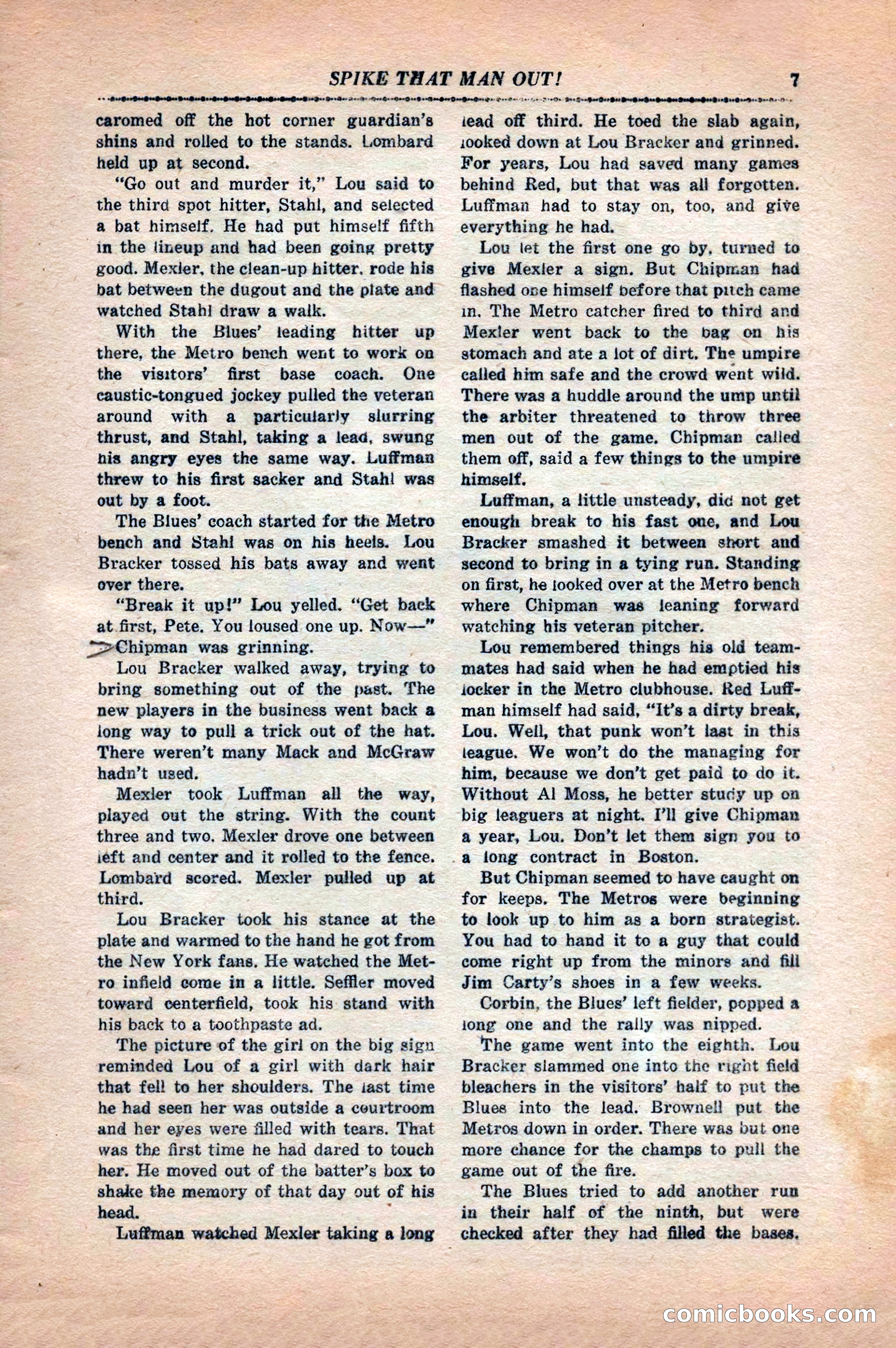 12 Sports Aces, May 1943 — page 9 of 100