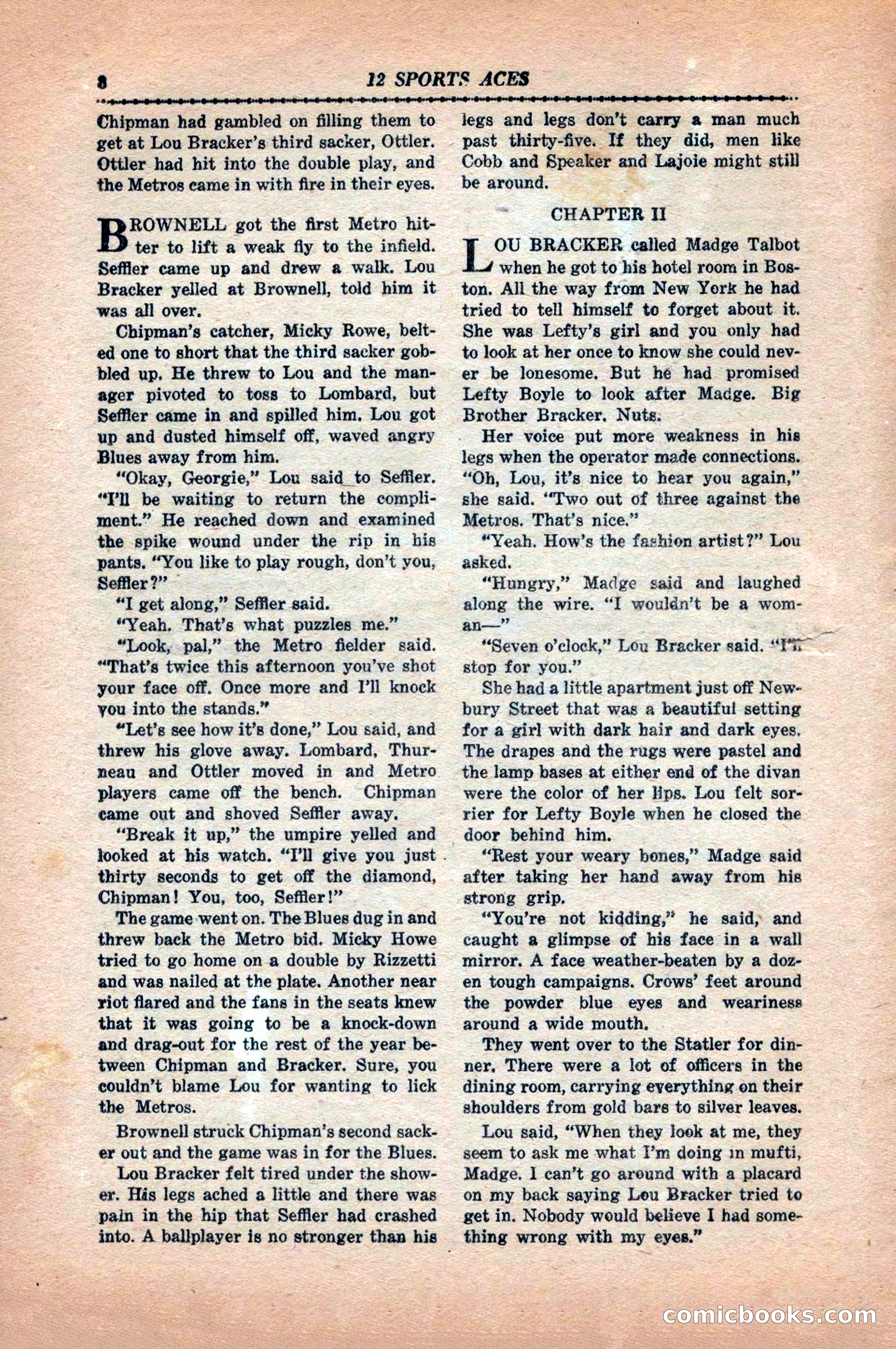 12 Sports Aces, May 1943 — page 10 of 100