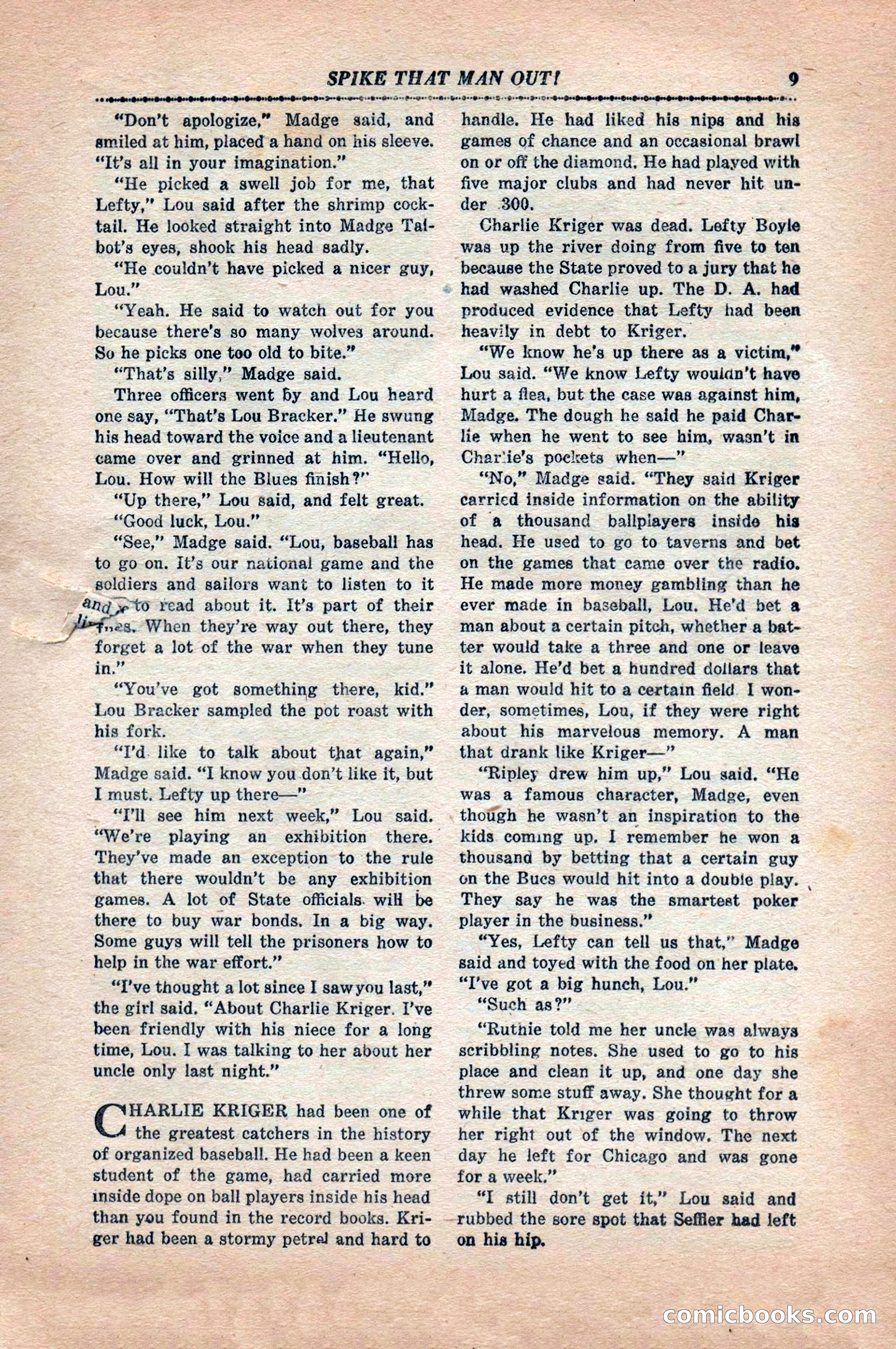 12 Sports Aces, May 1943 — page 11 of 100
