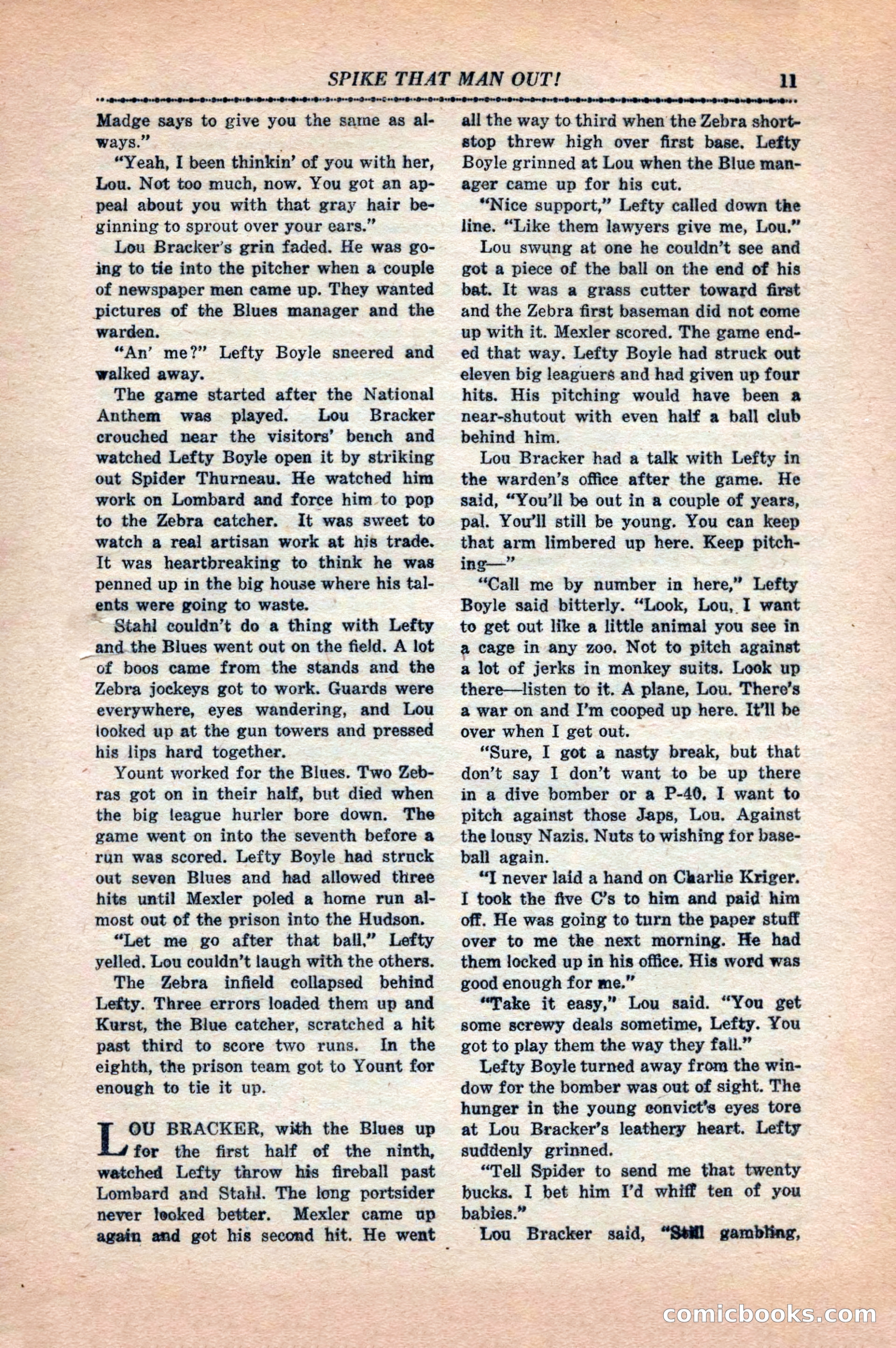 12 Sports Aces, May 1943 — page 13 of 100