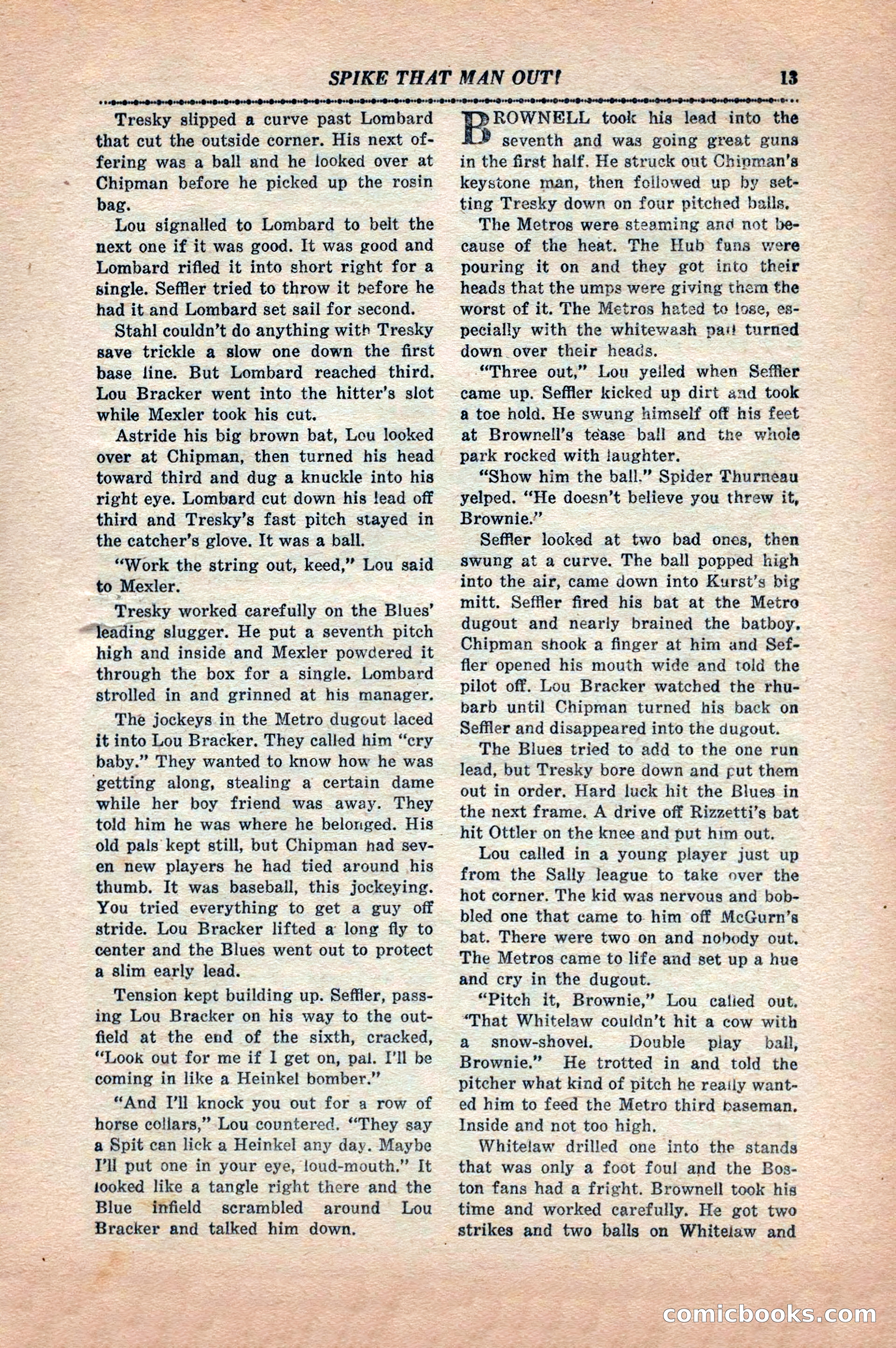 12 Sports Aces, May 1943 — page 15 of 100