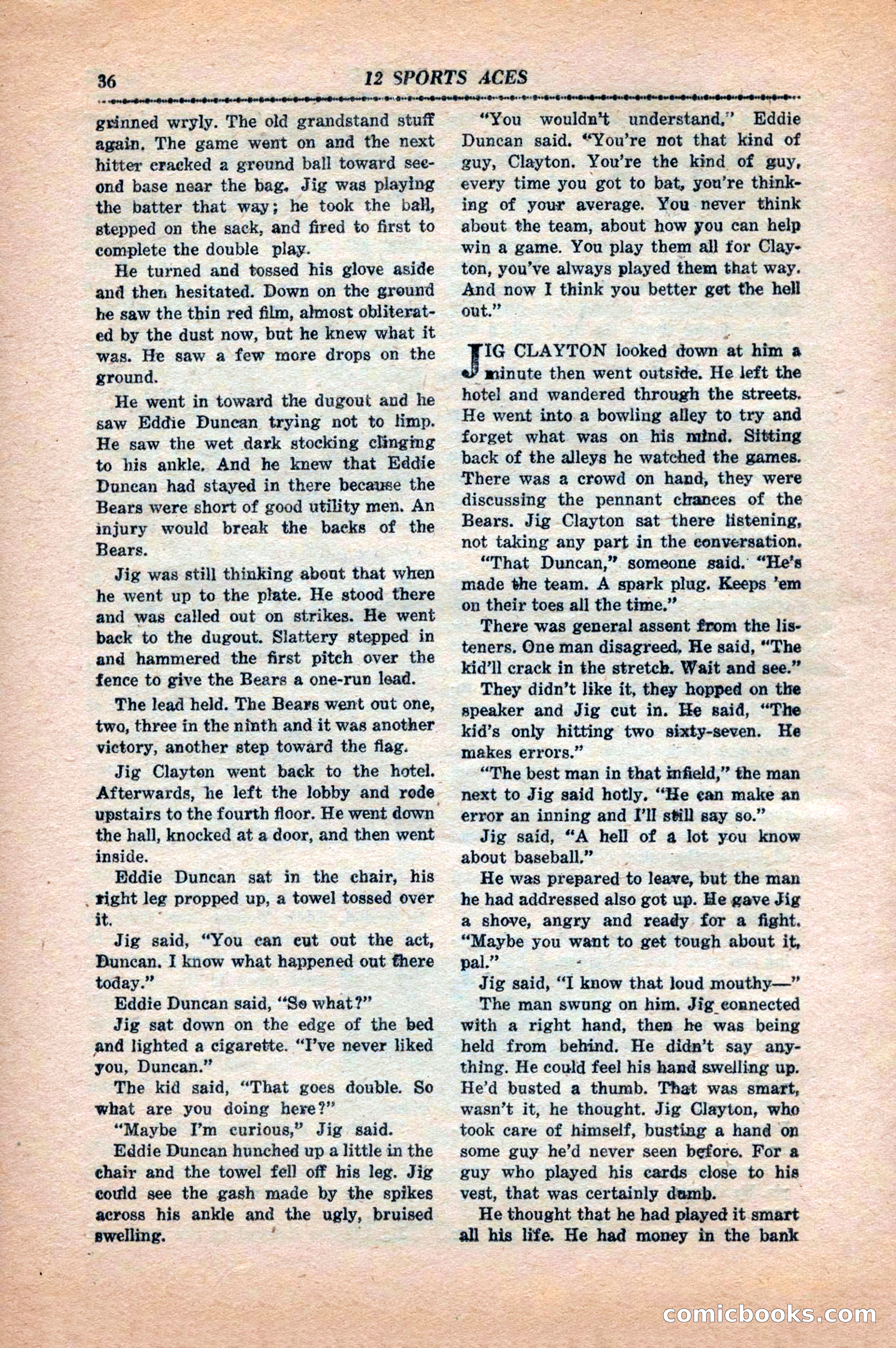 12 Sports Aces, May 1943 — page 38 of 100