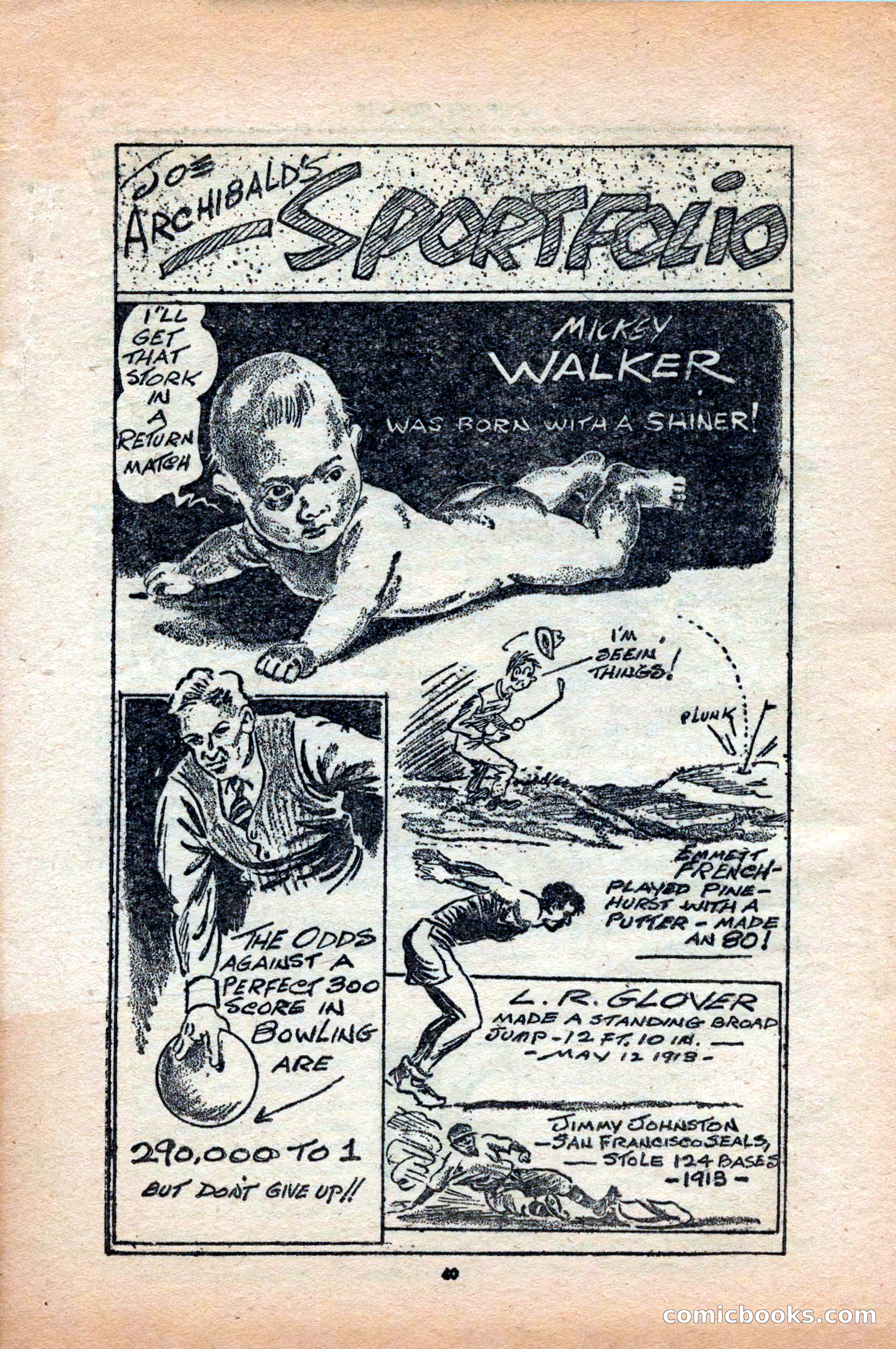 12 Sports Aces, May 1943 — page 42 of 100