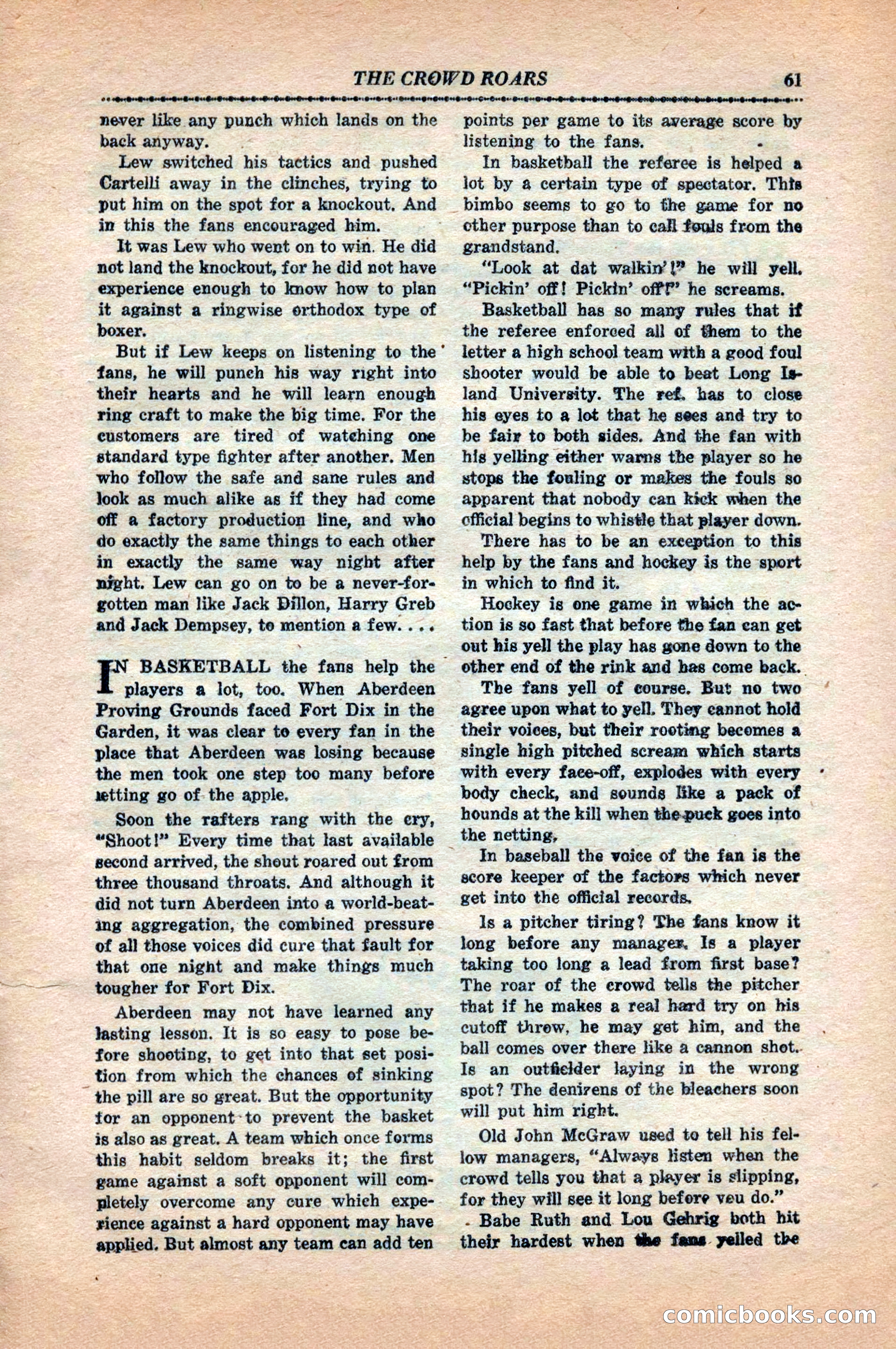 12 Sports Aces, May 1943 — page 63 of 100